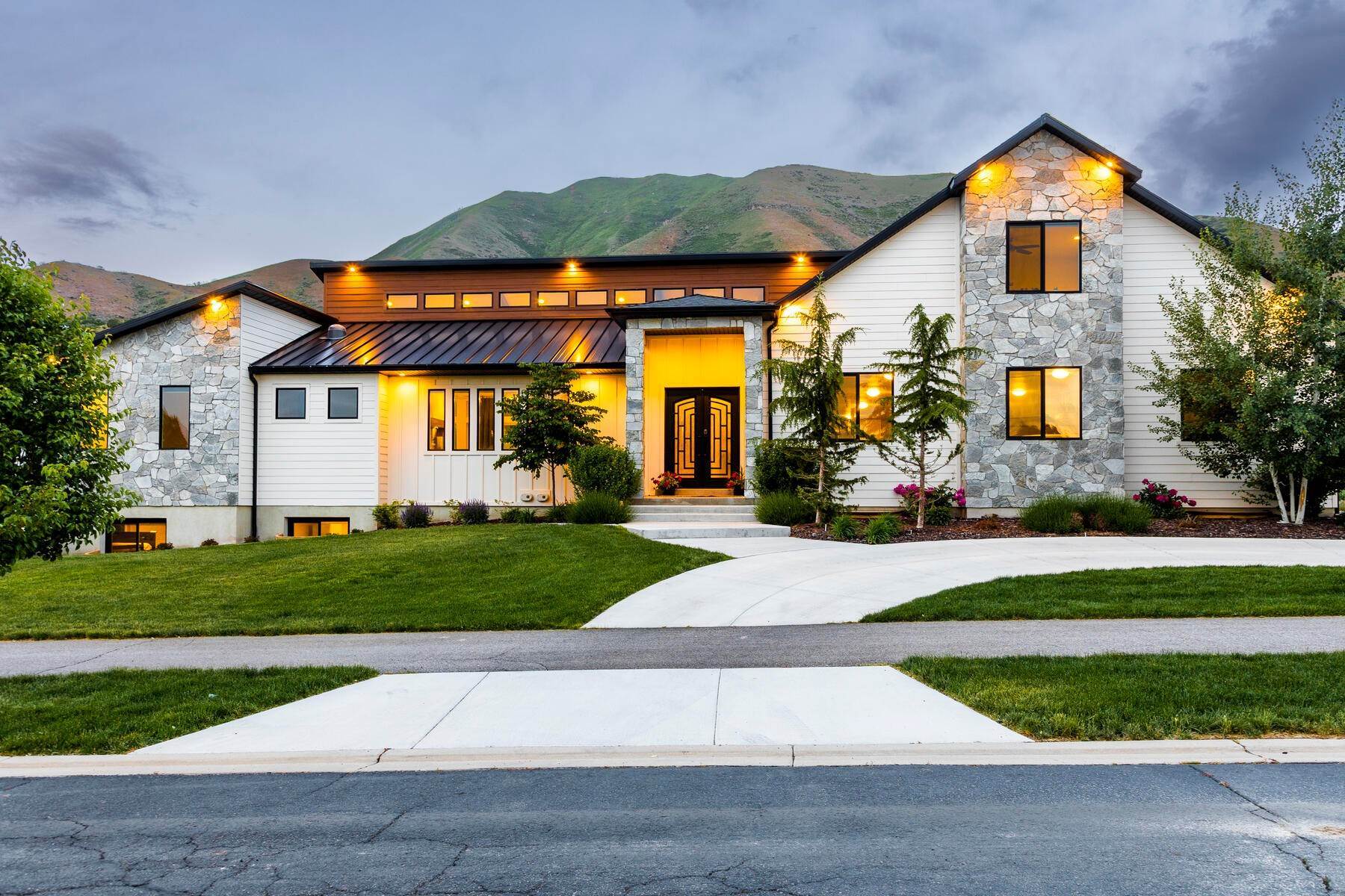 Single Family Homes for Sale at Contemporary Home With Theater, Indoor Field, Outdoor Field & Huge 8-Car Garage 1030 N 1800 E Mapleton, Utah 84664 United States