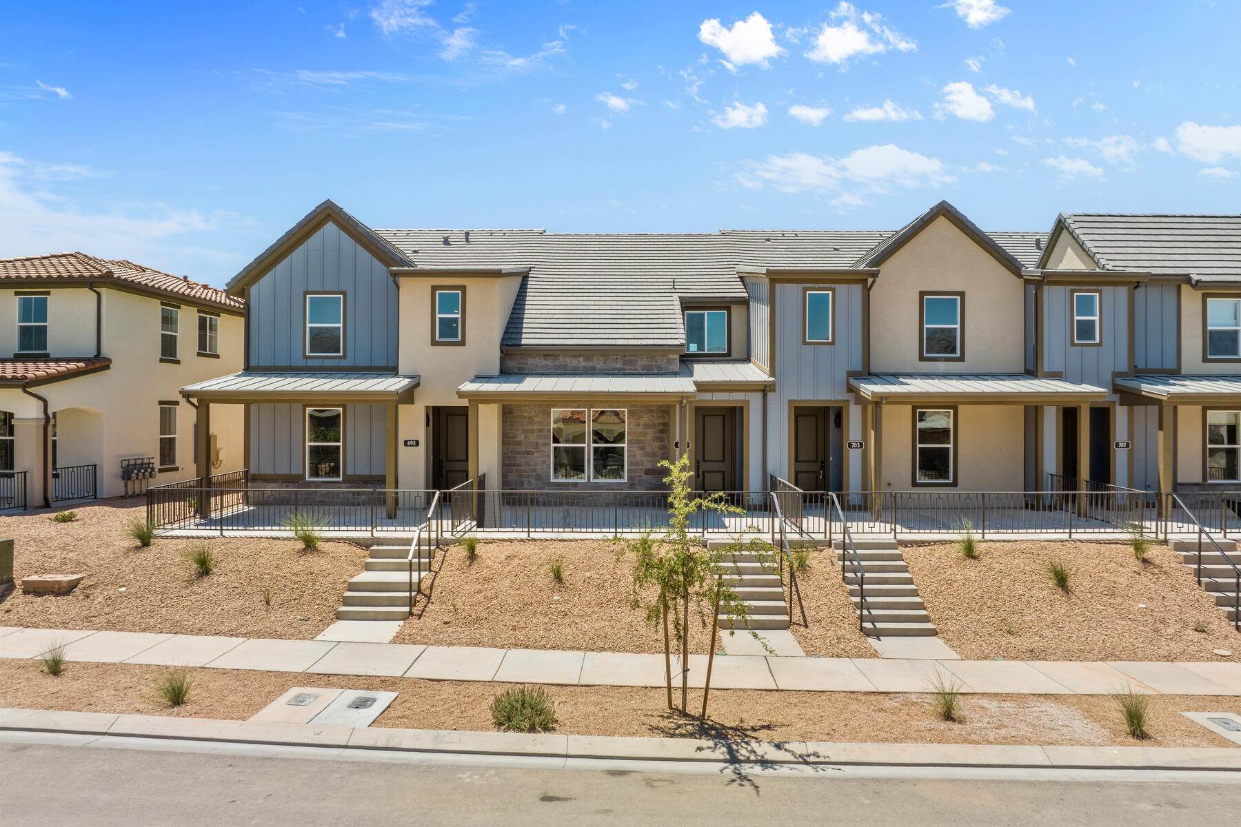 22. Townhouse for Sale at New Southwestern Contemporary Homes with Incredible Amenities in St. George 699 W Claystone Drive, Lot 21 Block 8 St. George, Utah 84790 United States