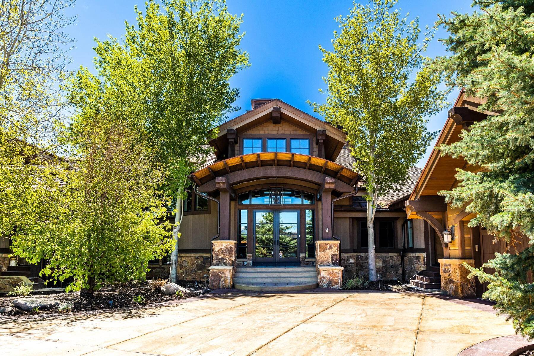 Single Family Homes for Sale at A beautifully timber designed home located at the southwest edge of Promontory 6068 Dakota Trl Park City, Utah 84098 United States