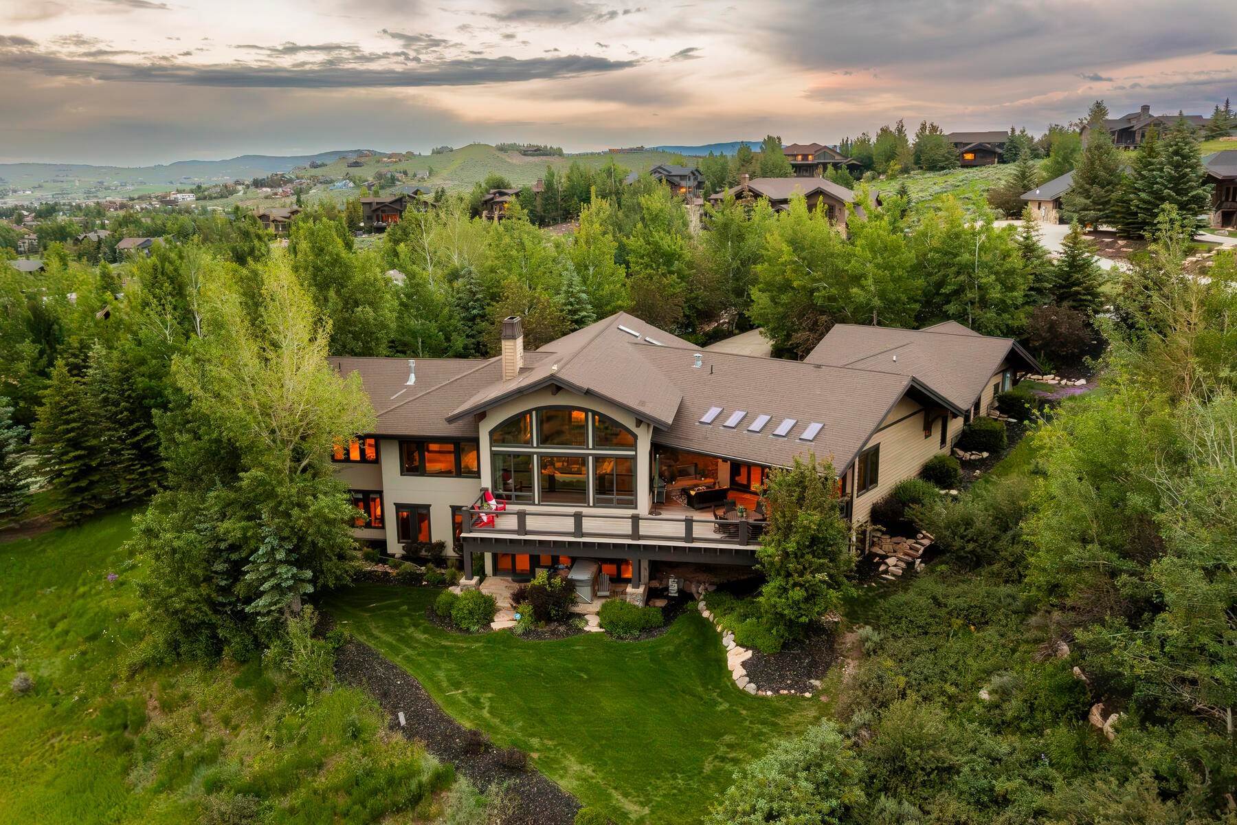 Single Family Homes for Sale at Luxury Living with Spectacular Views in Mountain Ranch Estates 5872 Mountain Ranch Drive Park City, Utah 84098 United States