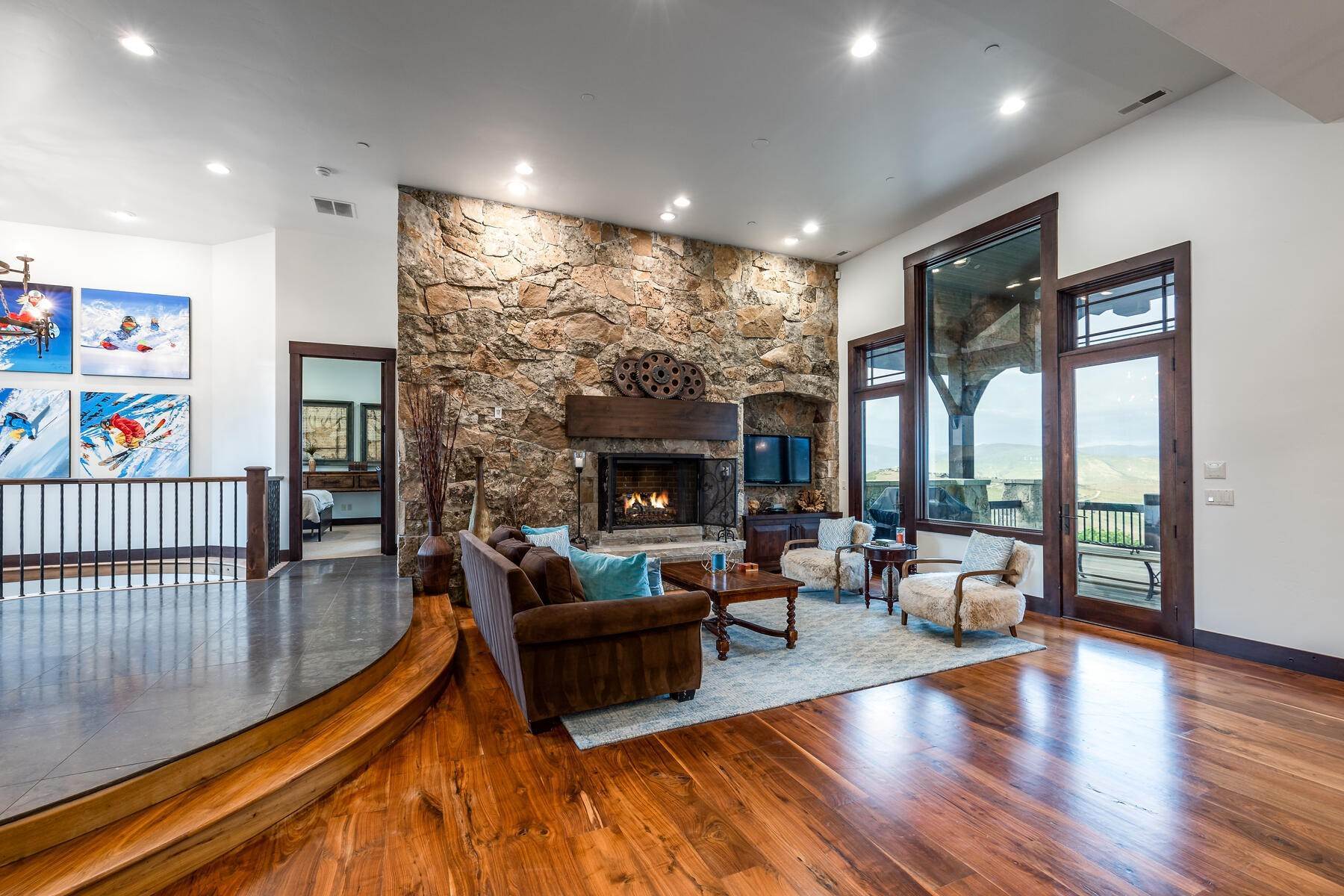 3. Single Family Homes for Sale at Beautiful Promontory Home with Gorgeous Views and a Golf Membership Available 3678 E Rockport Ridge Rd Park City, Utah 84098 United States