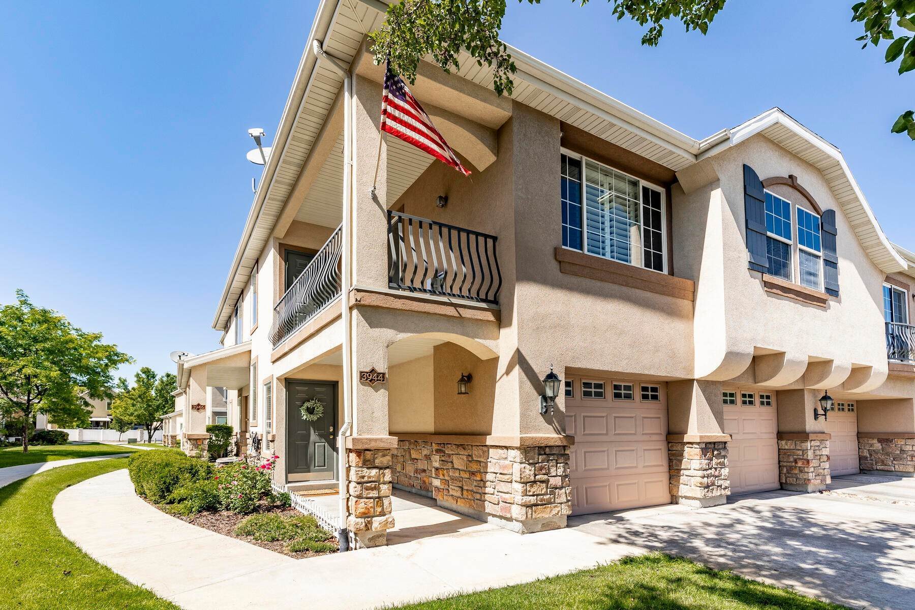 Townhouse for Sale at Discover This West Jordan End-Unit Condo's Perfect Blend of Convenience & Charm 3944 W Spencer Crest Lane West Jordan, Utah 84084 United States