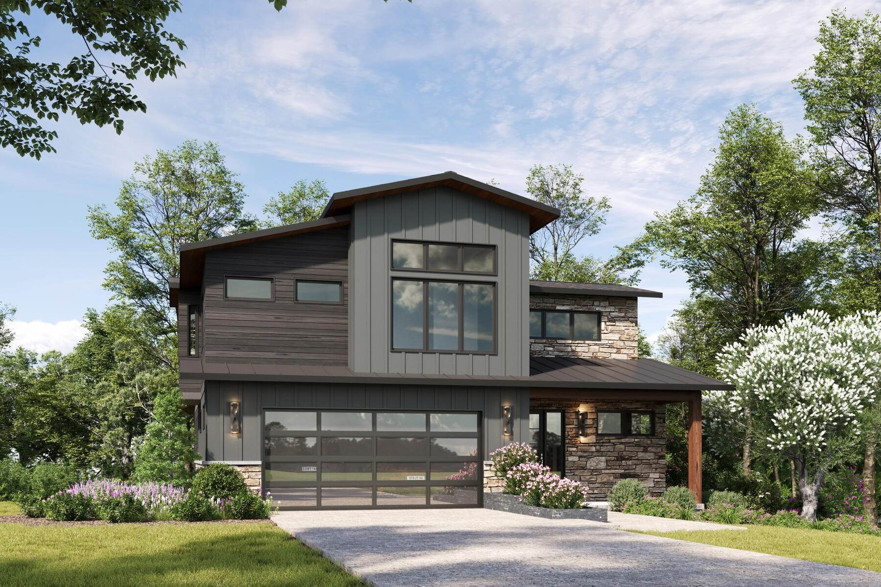 Single Family Homes for Sale at A Modern Mountain 2-Story Set Between Park City And The Salt Lake Valley! 4086 W Crest Court, Lot 317 Park City, Utah 84098 United States