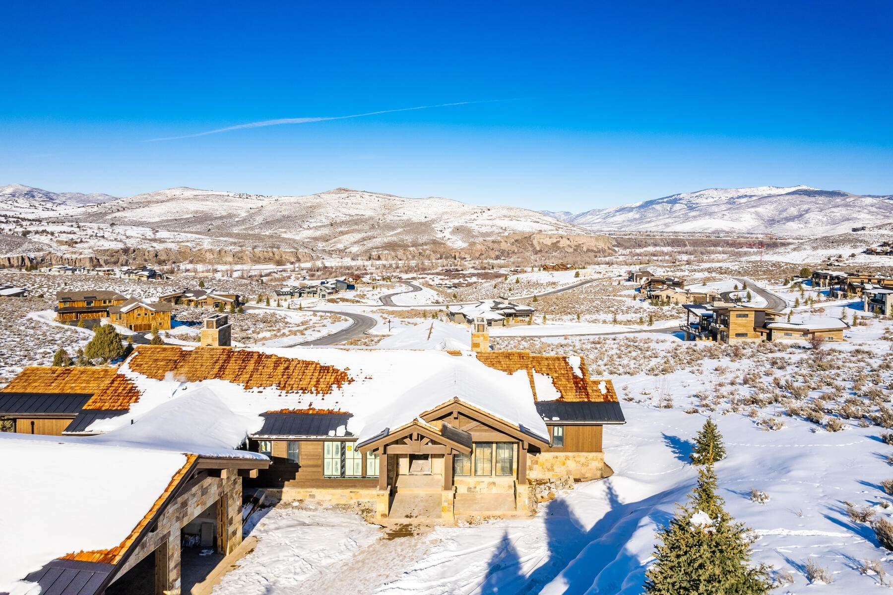 2. Single Family Homes for Sale at Builder's Custom Designed Home With Incredible Finishes on 3.8 Acres 7030 N Caddis Drive Heber City, Utah 84032 United States