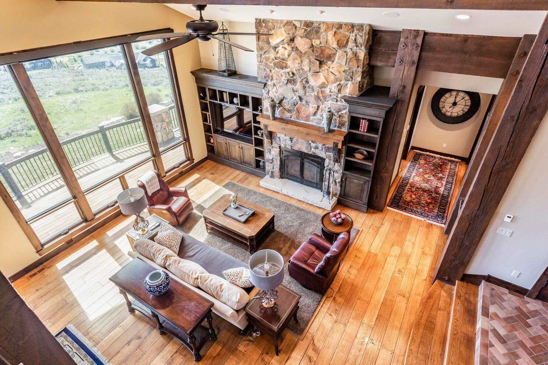 19. Single Family Homes for Sale at Striking Mountain Ranch Home With Extraordinary Views 5880 Mountain Ranch Dr Park City, Utah 84098 United States
