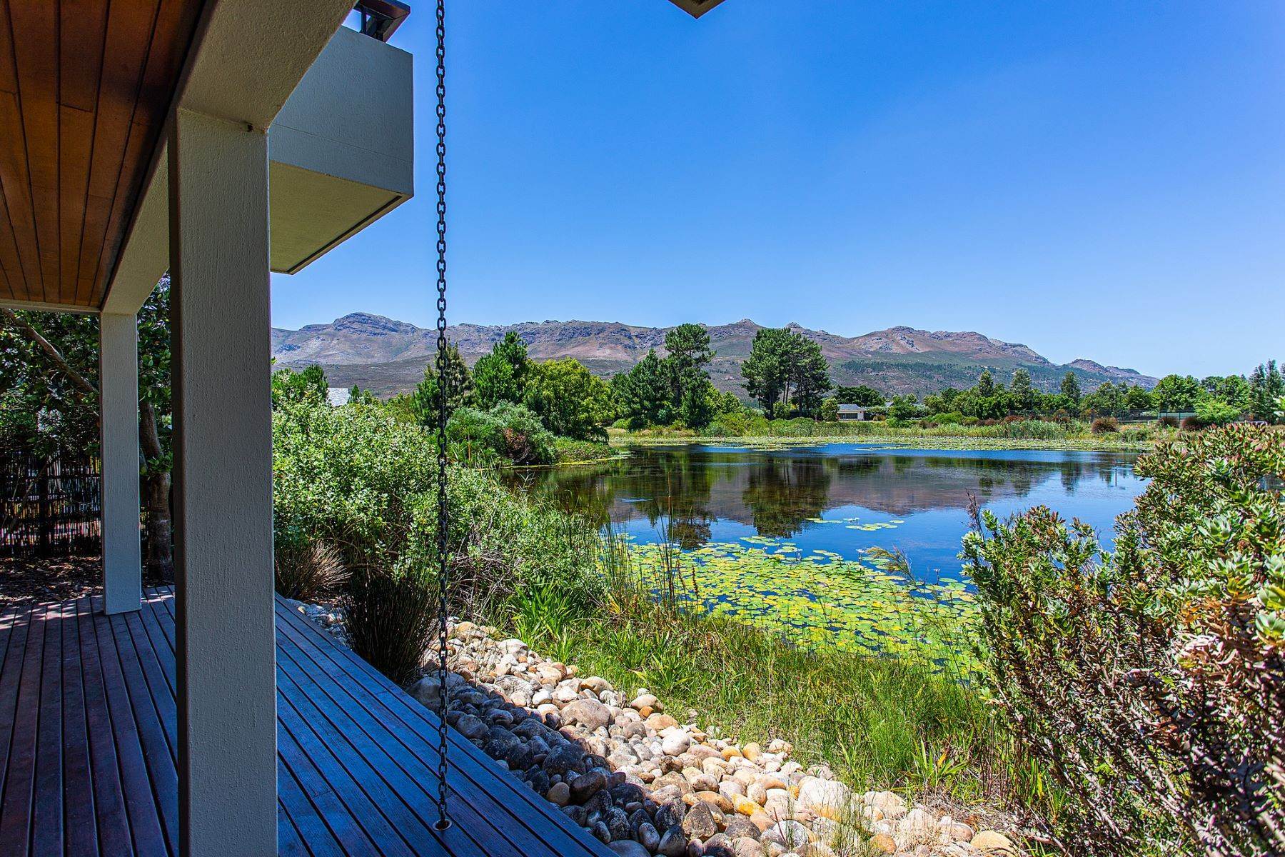 Single Family Homes for Sale at Lakeside modern home on Pearl Valley at Val de Vie Franschhoek, Western Cape 7646 South Africa
