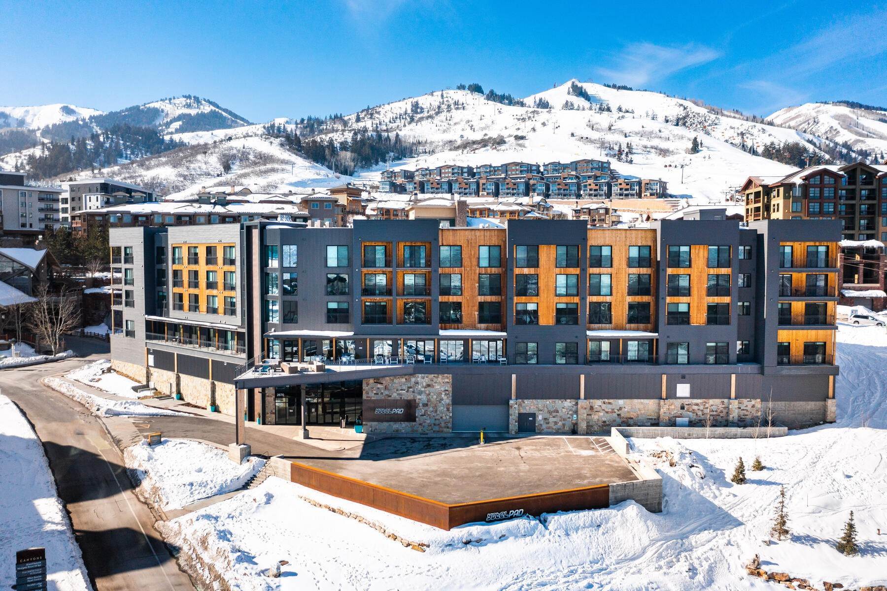 Property for Sale at Highly Sought After Top Floor 2 Bedroom YOTELPAD With Down Valley Views 2670 W Canyons Resort Dr #435 Park City, Utah 84098 United States