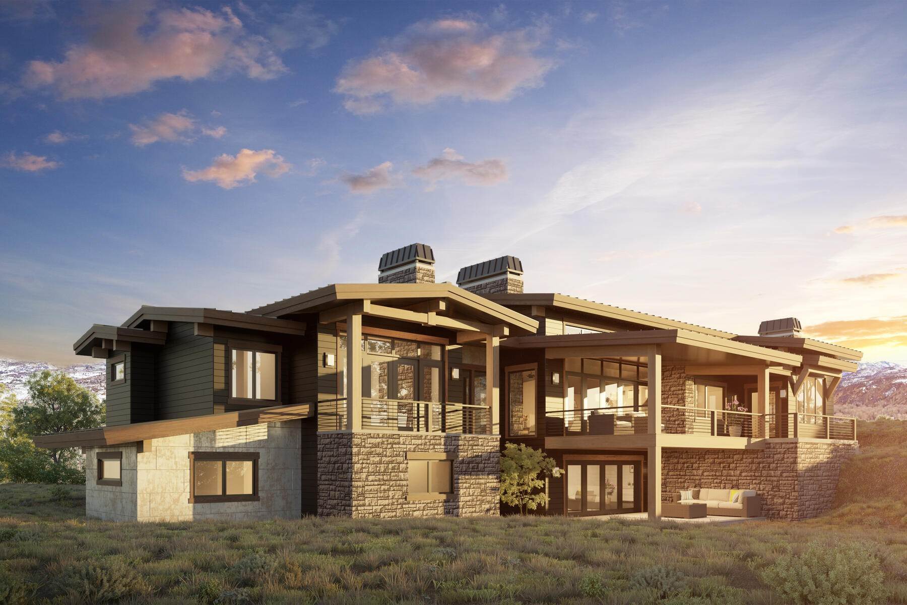 Single Family Homes for Sale at Outdoor adventure is at your doorstep with this new construction home! 5925 E Caddis Circle Heber City, Utah 84032 United States