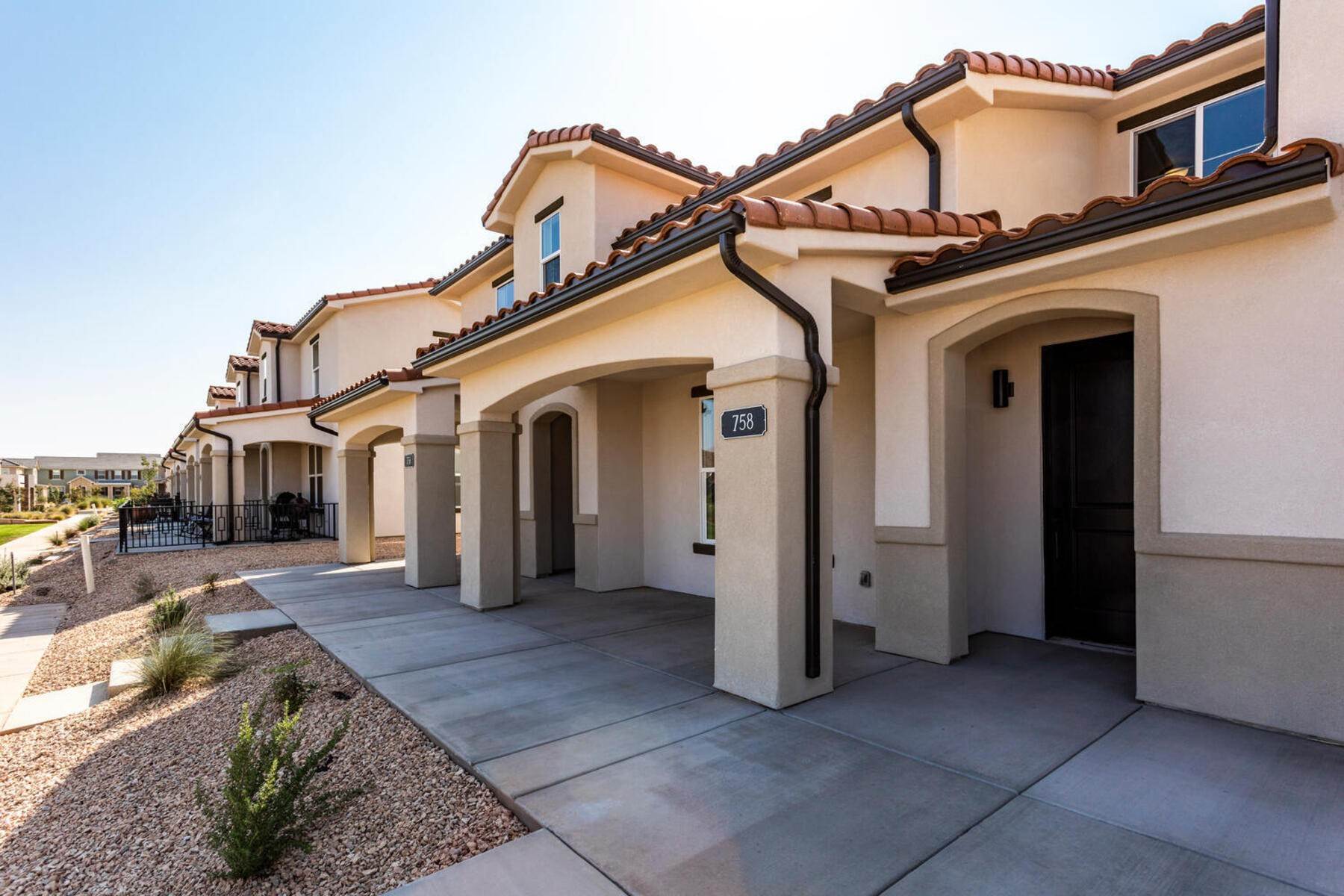 30. Townhouse for Sale at New Southwestern Contemporary Townhomes With Incredible Amenities In St. George Desert Color Lot #10 Block 7B St. George, Utah 84790 United States