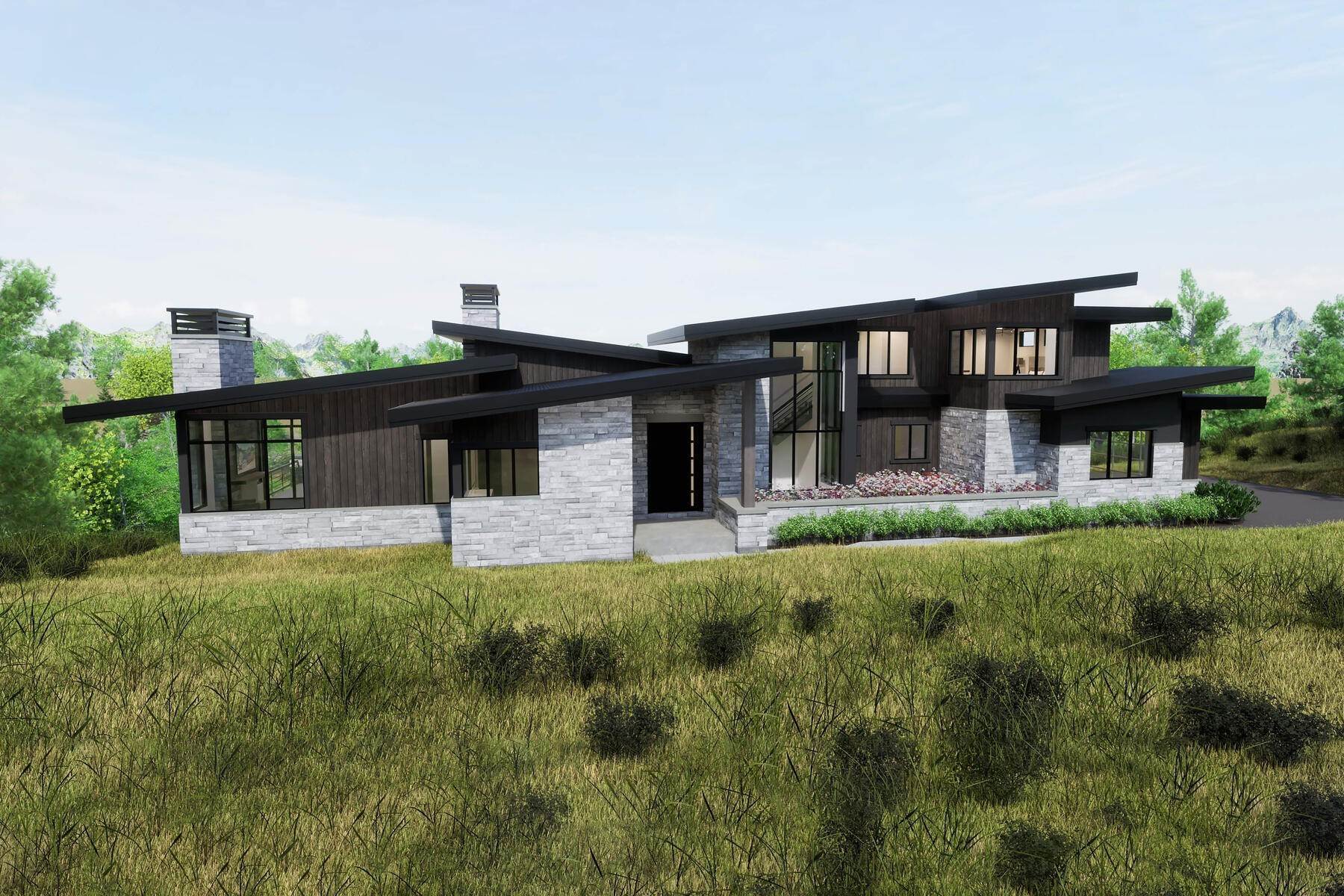 6. Single Family Homes for Sale at Sophisticated New Construction with Sweeping Park City Views and Full Membership 8591 N Promontory Ridge Drive Park City, Utah 84098 United States