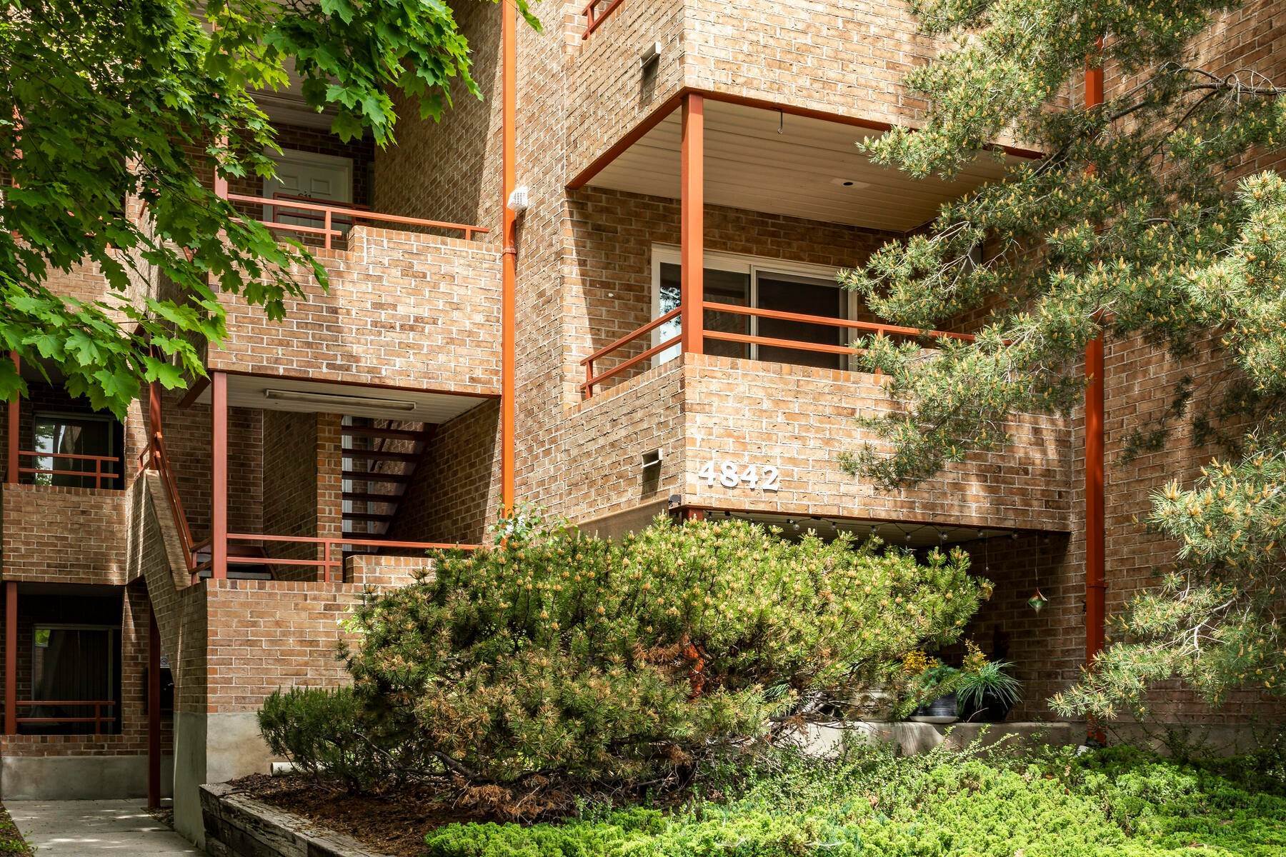 Property for Sale at Perfect Location, Updated 1 BD, Mature Trees & Creek, Private Balcony & Carport 4842 S Highland Circle, 610 Holladay, Utah 84117 United States