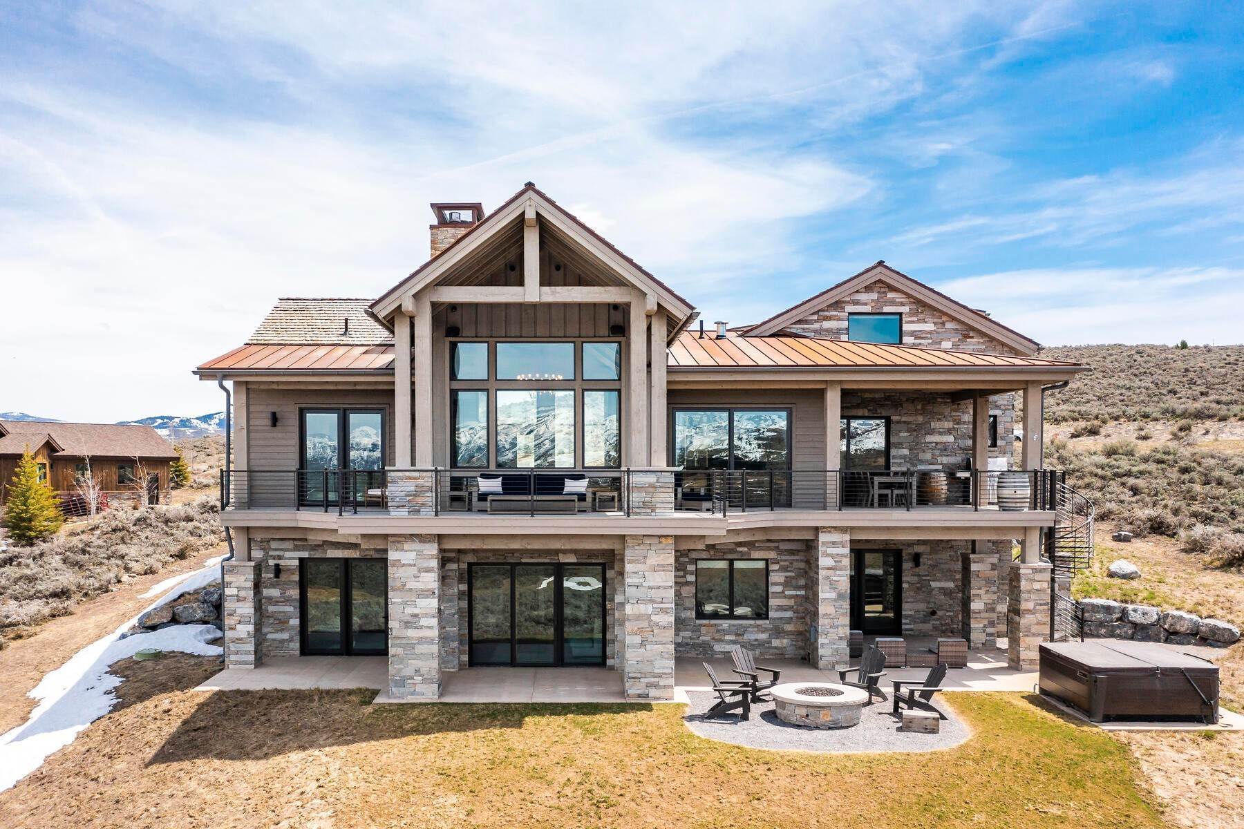 Single Family Homes for Sale at Luxury Living Meets Epic Adventure - 5BR Custom Home in Victory Ranch 6511 E Moon Light Drive Heber City, Utah 84032 United States