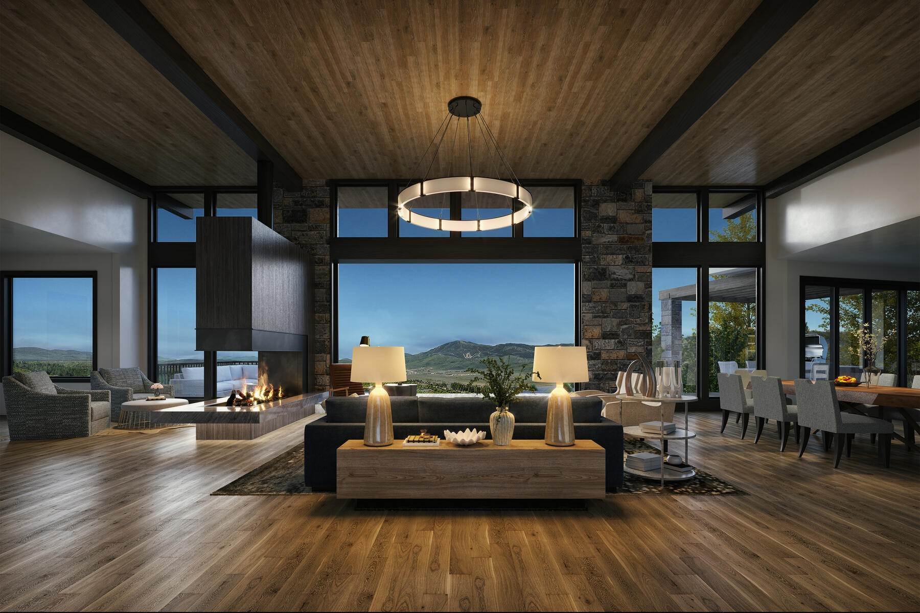 6. Single Family Homes for Sale at Internationally Awarded Architect Debuts Artistic Masterpiece in Park City 8710 Promontory Ridge Dr Park City, Utah 84098 United States