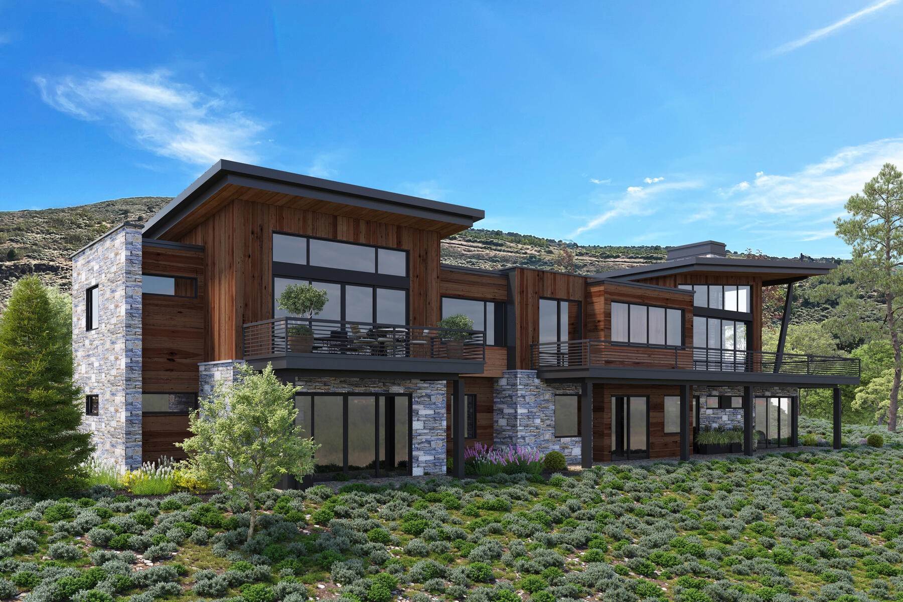 3. Single Family Homes for Sale at Mountain Contemporary Home With Dramatic Unobstructed Views In Red Ledges 1489 N Gold Mountain Circle, lot 453 Heber City, Utah 84032 United States