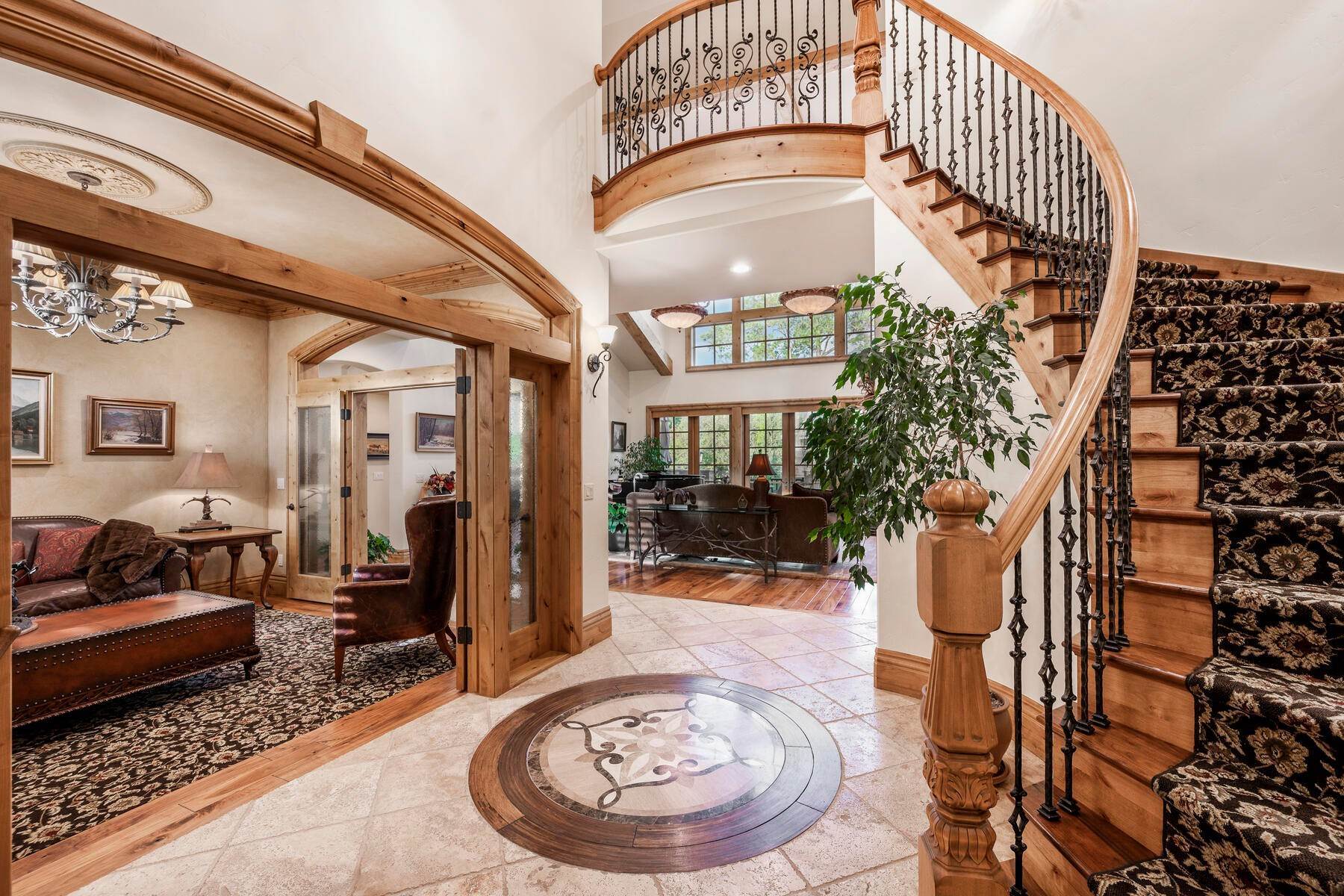 4. Single Family Homes for Sale at Luxurious Tuscan Inspired Chateau 7895 Cabellero Dr Cottonwood Heights, Utah 84093 United States
