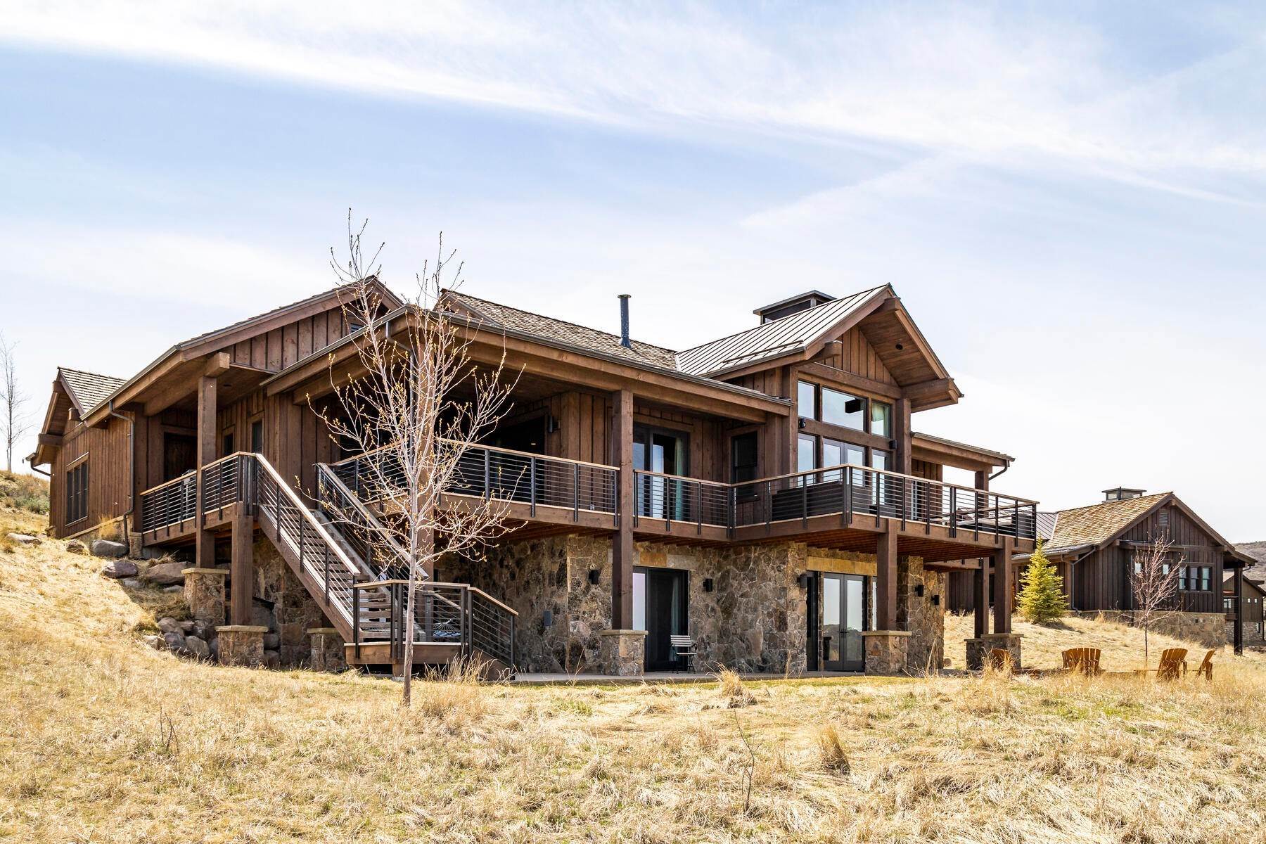 Single Family Homes for Sale at The Popular Juniper Cabin at Victory Ranch with just the Right Views! 6625 E Moon Light Dr Heber City, Utah 84032 United States