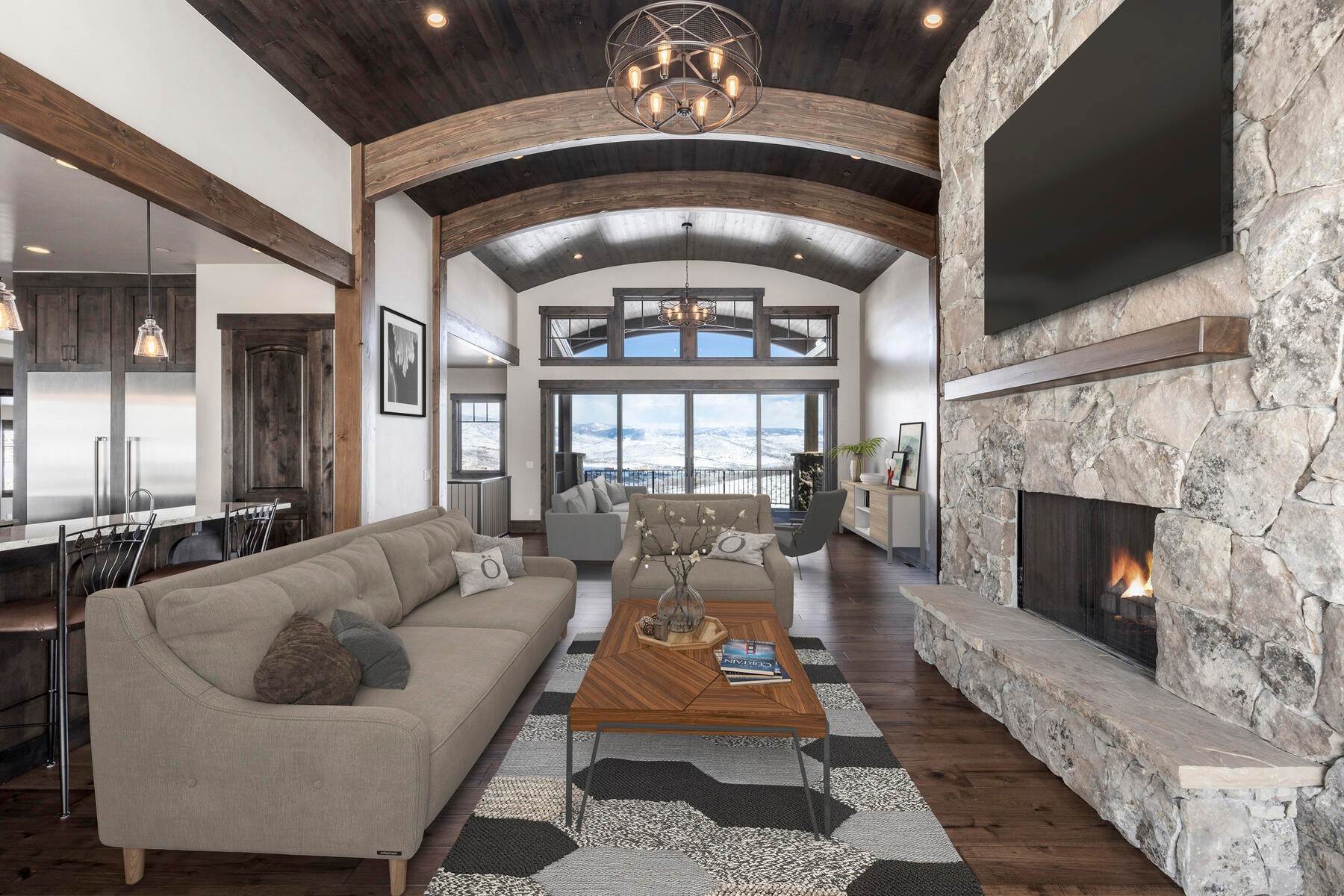 7. Single Family Homes for Sale at Completed, Modern Mountain Sanctuary in Tuhaye 9381 N Uinta Cir Kamas, Utah 84036 United States