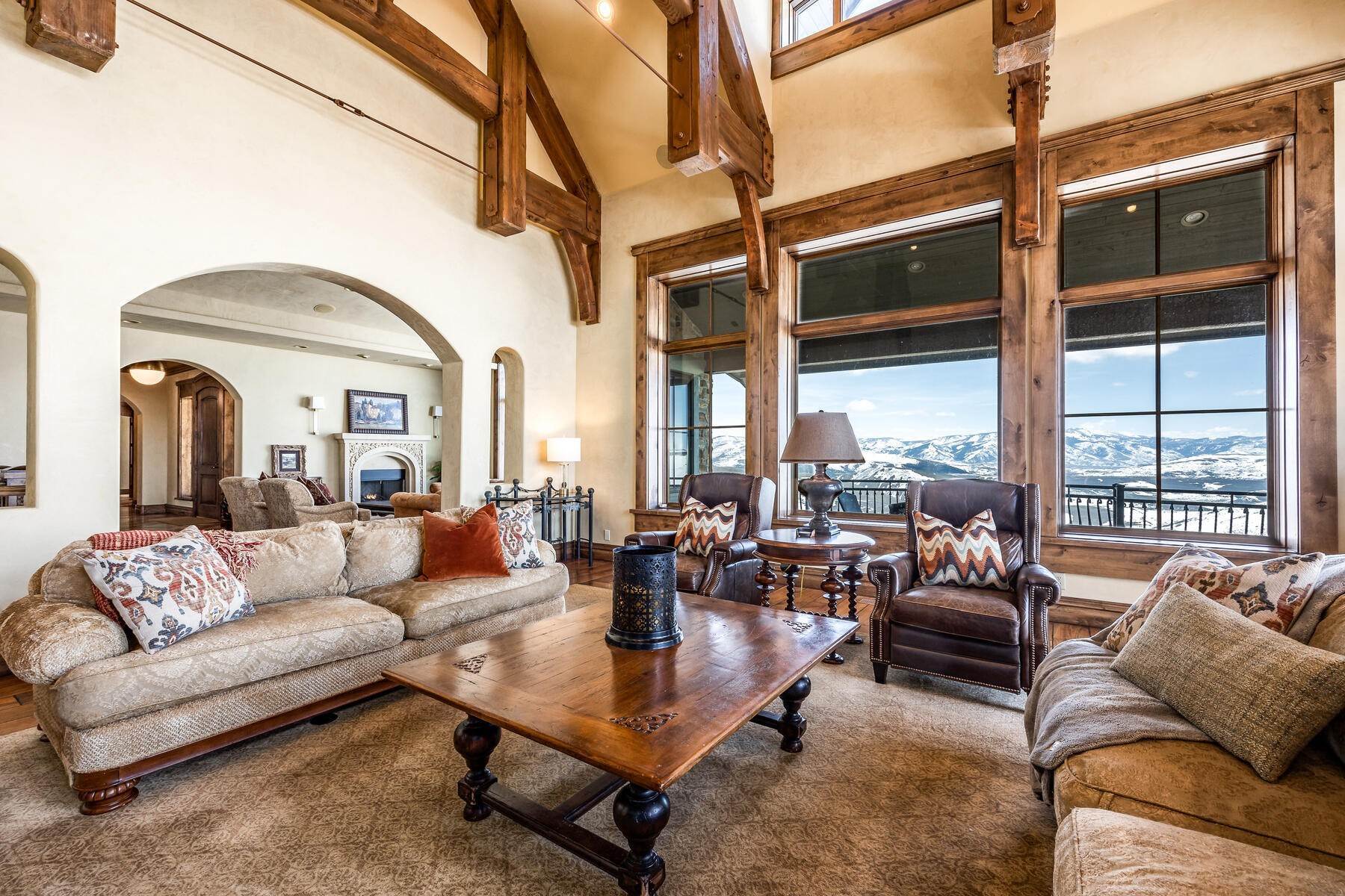 4. Single Family Homes for Sale at Timeless Estate in Promontory with Expansive Ski Resort Views 8053 N Sunrise Loop Park City, Utah 84098 United States