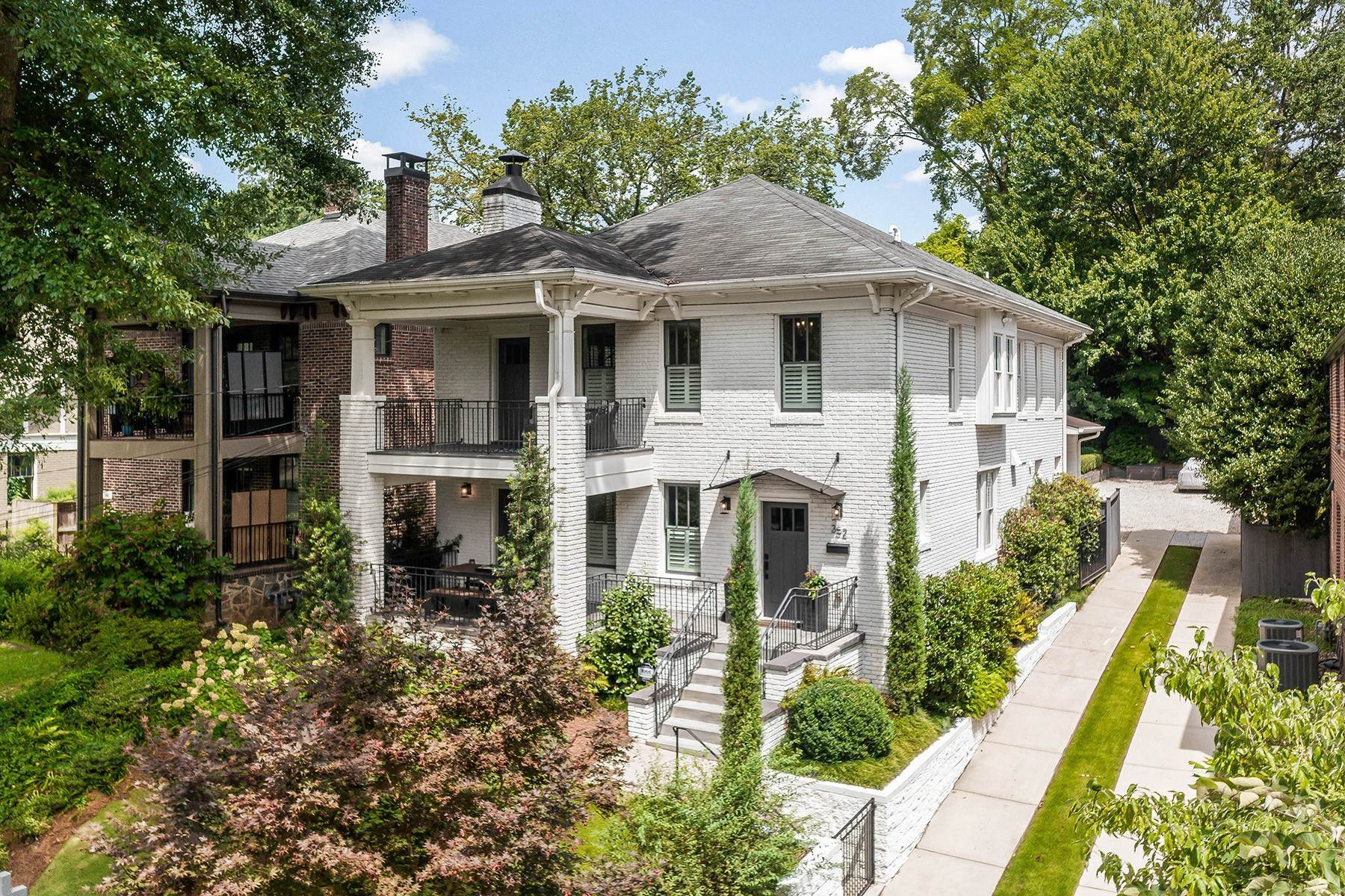 Property for Sale at All-Brick, South-Facing Home Sits High Above The Street In Midtown 352 8th Street NE Atlanta, Georgia 30309 United States