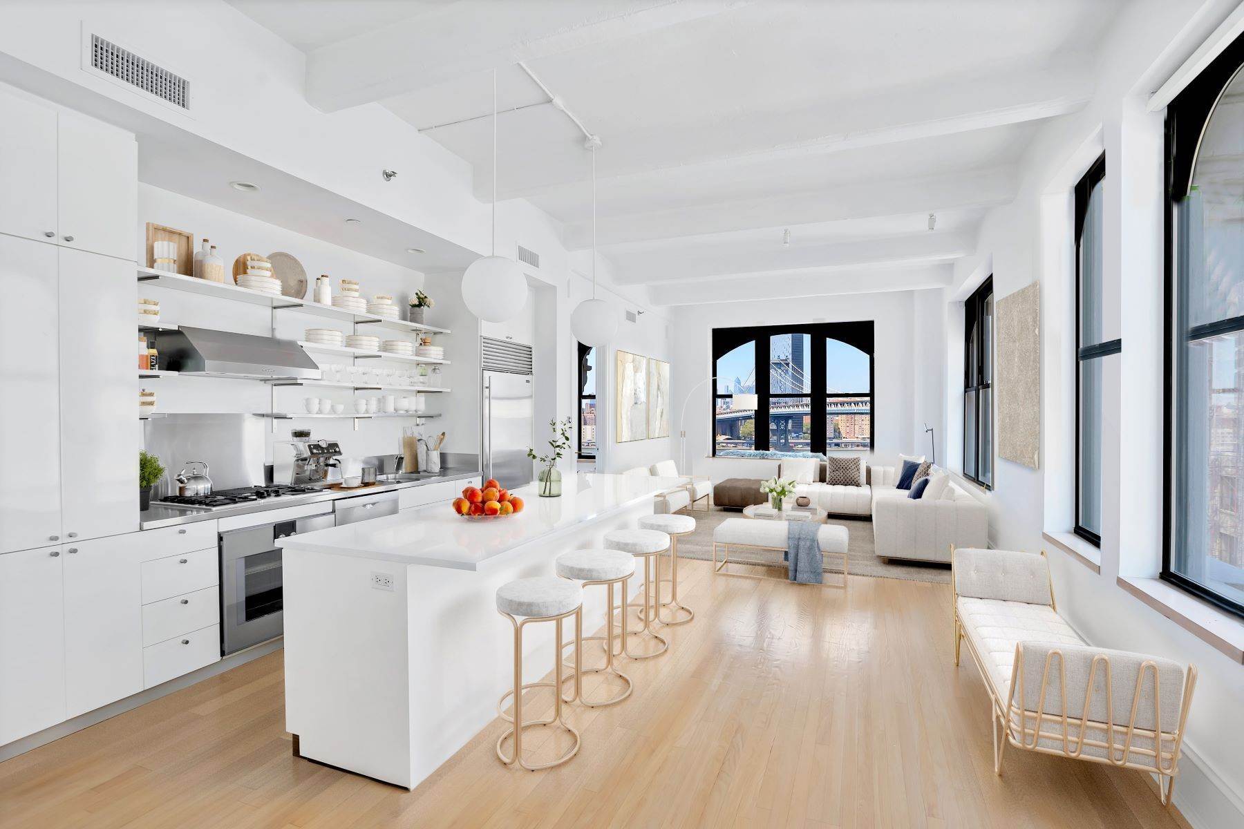 Condominiums for Sale at Truly a Rare & Special DUMBO Loft 30 Main Street, 11B Brooklyn, New York 11201 United States