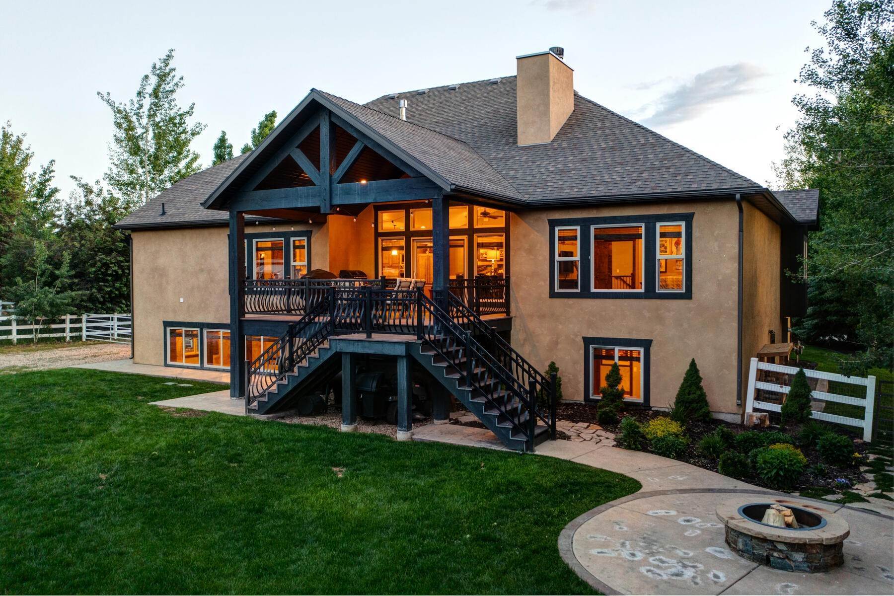 9. Single Family Homes for Sale at Live the horses, boats, campers and ATVs on-property lifestyle 79 Wild Willow Drive Francis, Utah 84036 United States