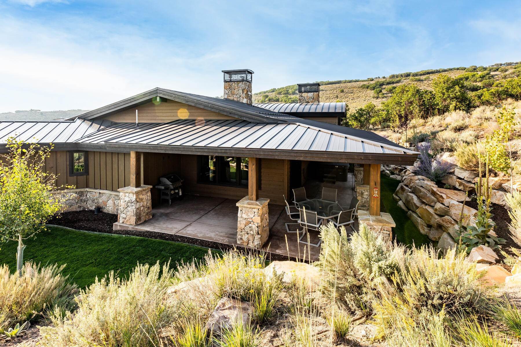 43. Single Family Homes for Sale at Completed, Modern Mountain Sanctuary in Tuhaye 9381 N Uinta Cir Kamas, Utah 84036 United States