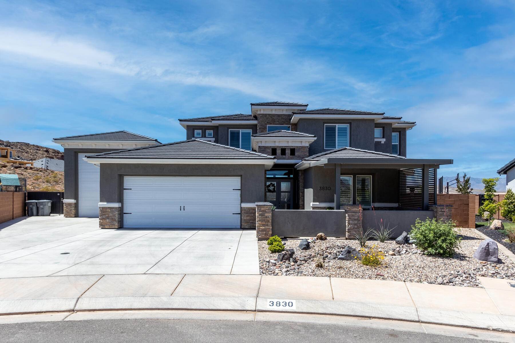 Single Family Homes for Sale at Custom Home In Maple Estates 3830 S Jessamine Circle St. George, Utah 84790 United States