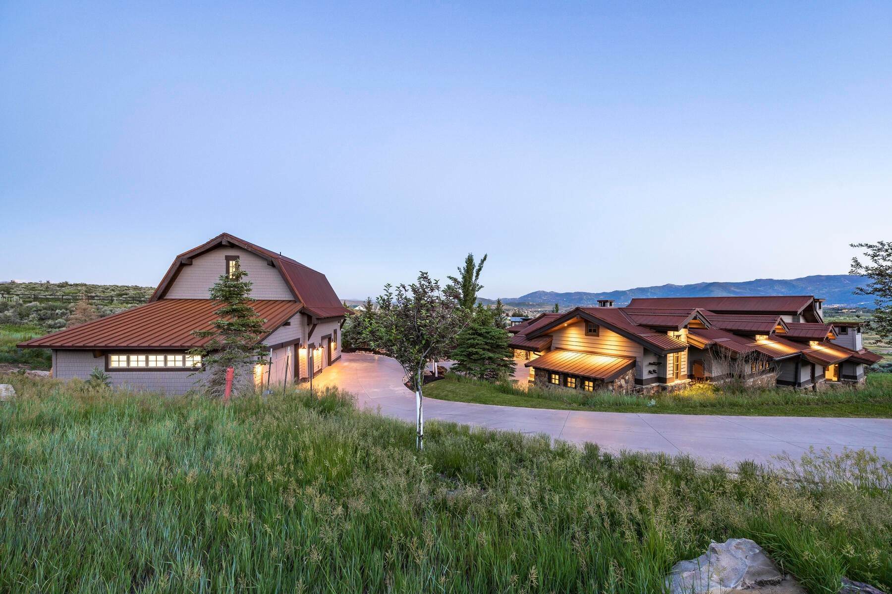 44. Single Family Homes for Sale at Stunning Glenwild-Area Estate on over 15 Acres 8752 N Bitner Ranch Rd Park City, Utah 84098 United States