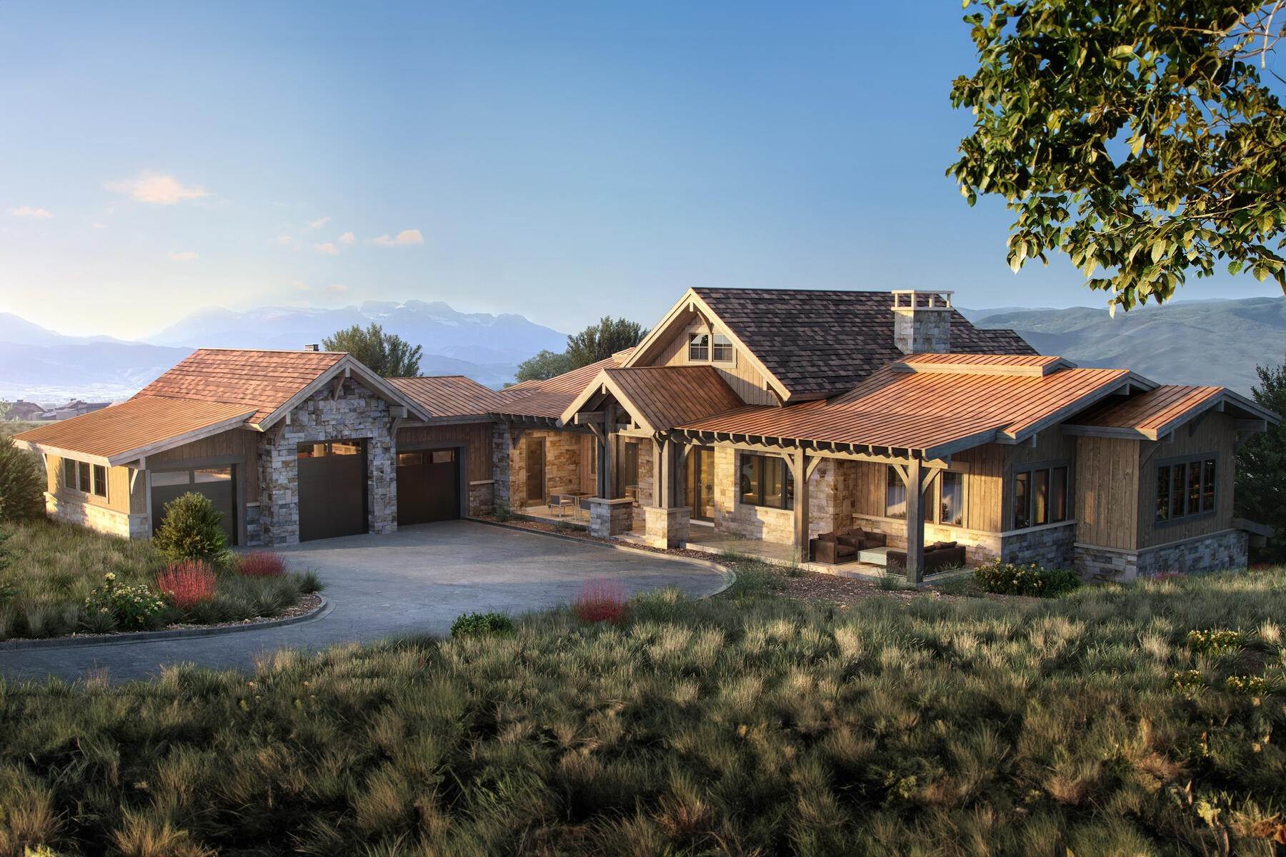 Single Family Homes for Sale at Exquisite New Construction Mountain Modern Home! 2044 E. Notch Mountain Circle Heber City, Utah 84032 United States