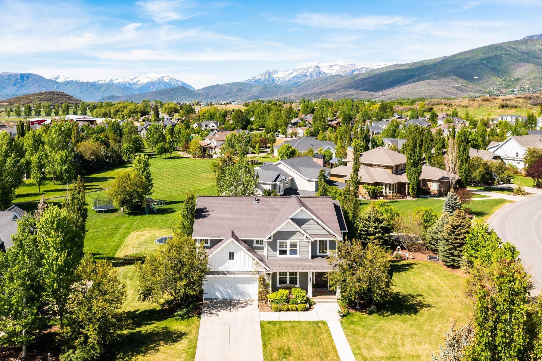 Single Family Homes for Sale at Classic Style Midway Home with Architectural Details and Mountain Vistas 710 Dutch Hills Dr Midway, Utah 84049 United States
