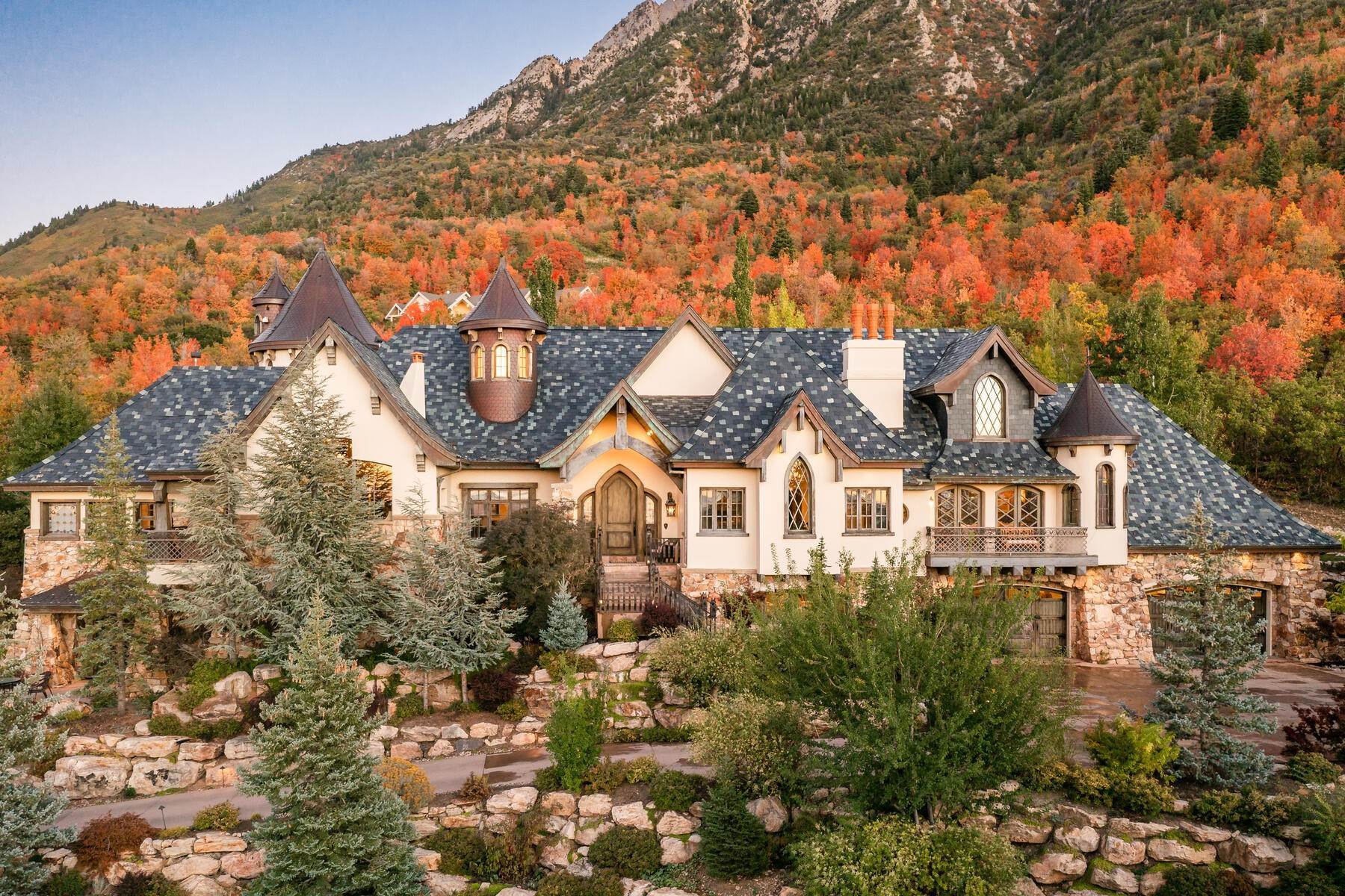 Single Family Homes for Sale at Luxurious Castle-Like Estate 4623 S Jupiter Dr Salt Lake City, Utah 84124 United States