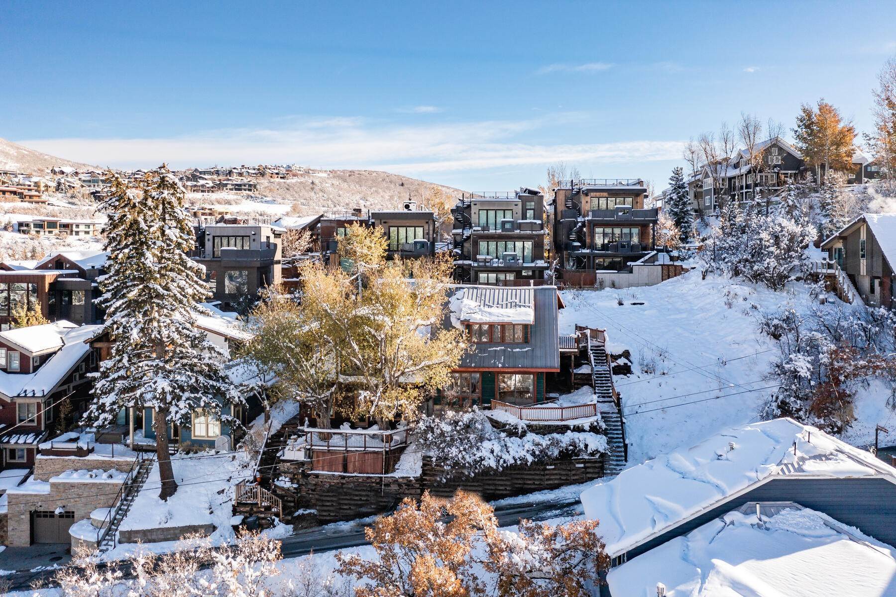 33. Duplex Homes for Sale at Old Town Duplex with Ski Resort Views 410 Ontario Avenue Park City, Utah 84060 United States