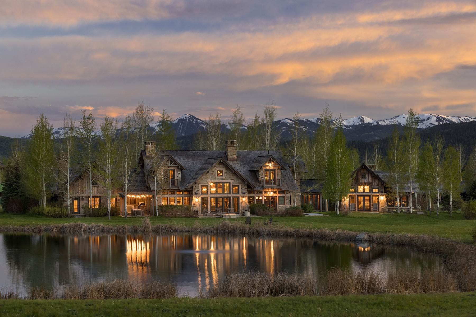Single Family Homes for Sale at Luxury Estate in 3 Creek 2130 S Blue Crane Drive Jackson, Wyoming 83001 United States