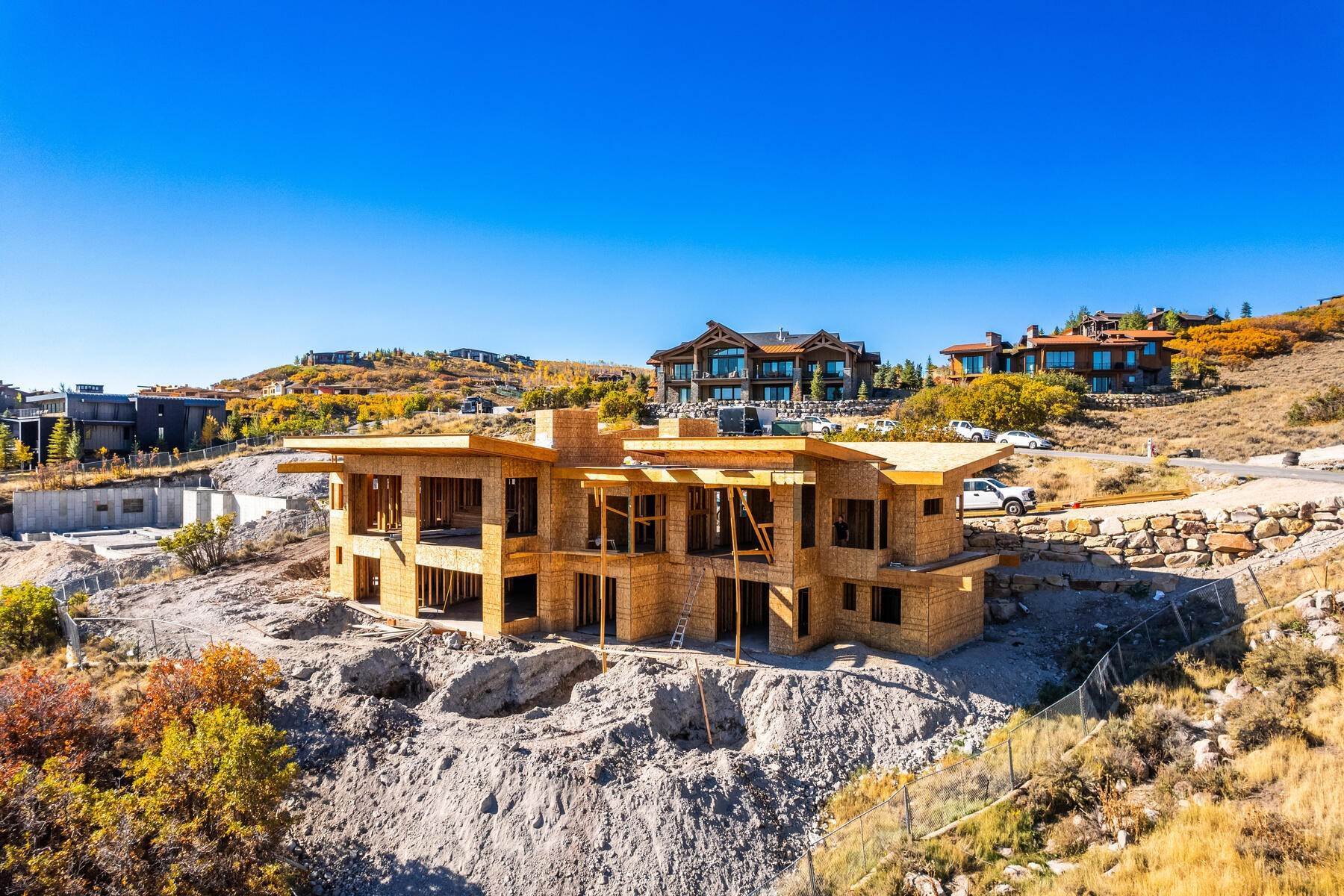 6. Single Family Homes for Sale at Mountain-Modern Custom Home 3930 E Outcrop Road Park City, Utah 84098 United States