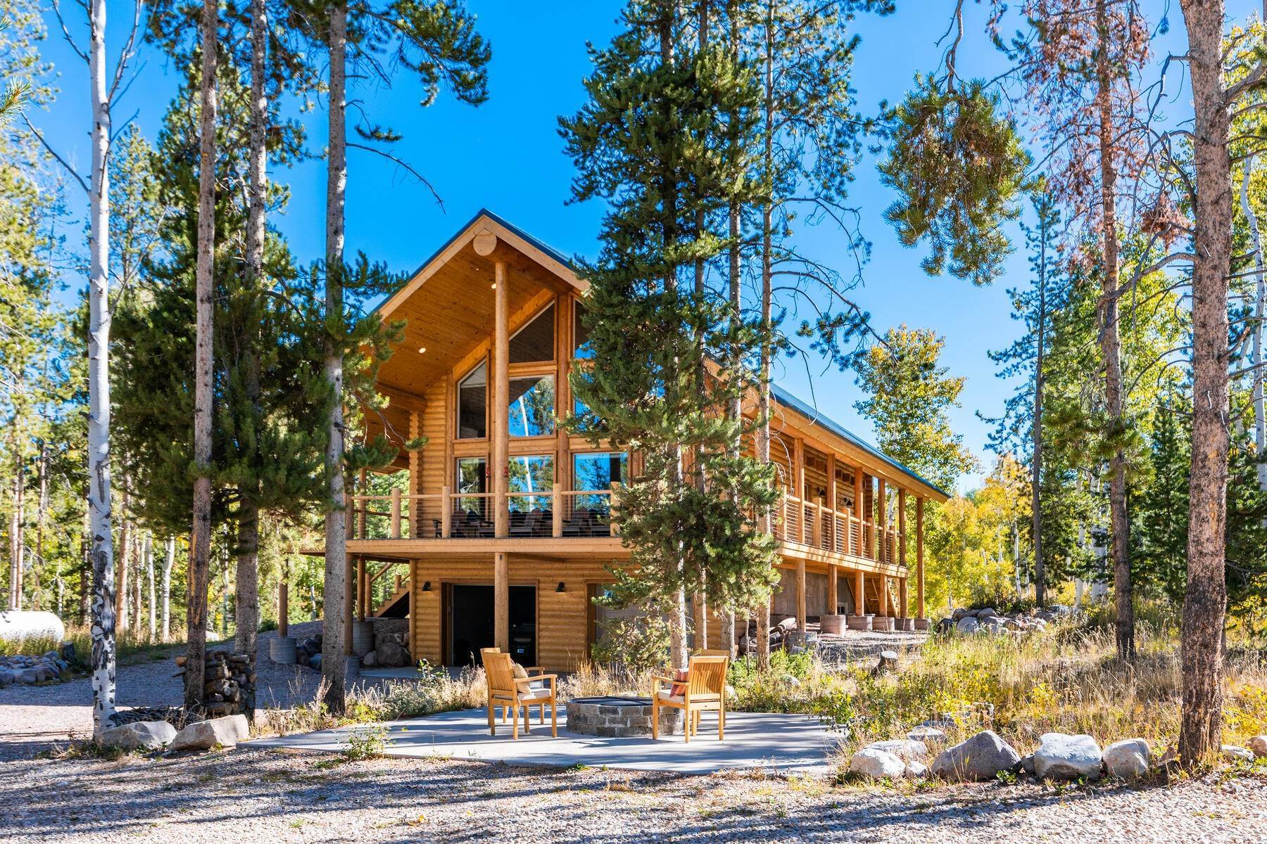 41. Single Family Homes for Sale at Stunning Cabin Retreat in the Uintas 4472 Bear Lane, Unit 58A Kamas, Utah 84036 United States
