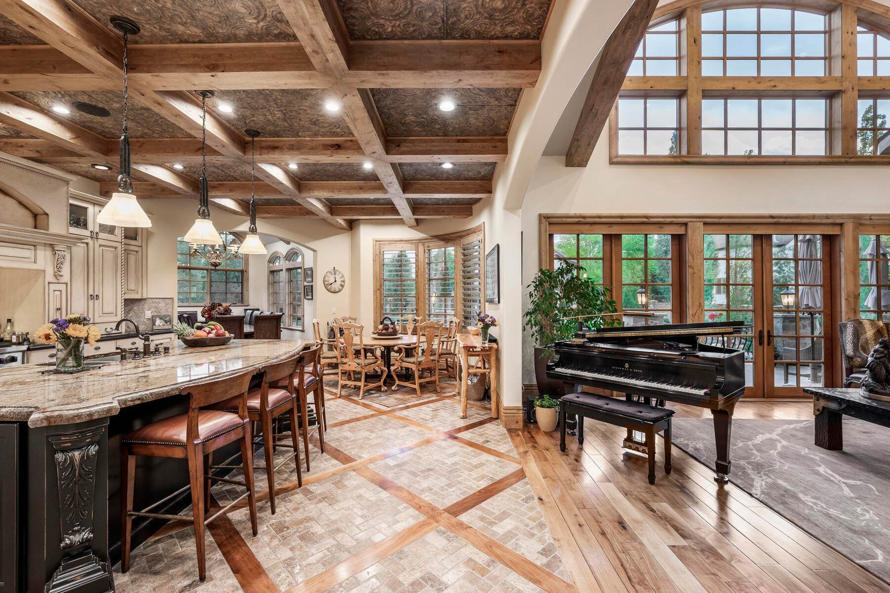 12. Single Family Homes for Sale at Luxurious Tuscan Inspired Chateau 7895 Cabellero Dr Cottonwood Heights, Utah 84093 United States