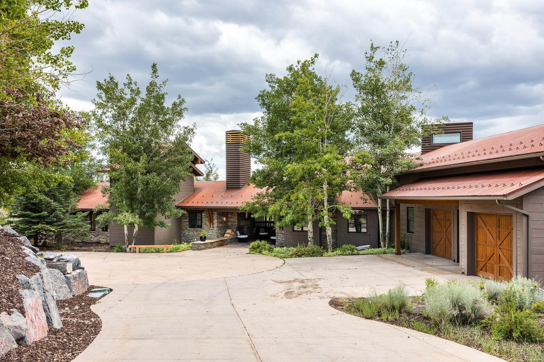 Single Family Homes for Sale at Gorgeous Mountain Contemporary Home Awaits You 9065 Promontory Ranch Road Park City, Utah 84098 United States