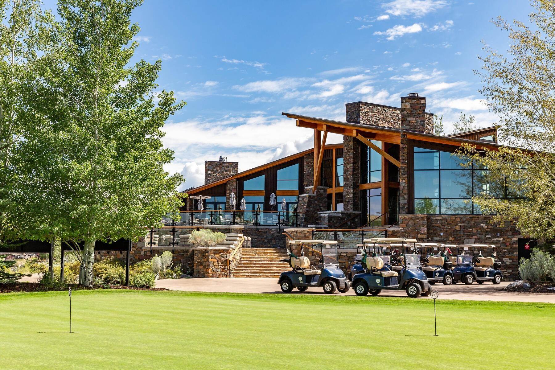 29. Single Family Homes for Sale at Big Ski and Golf Views from this New Mountain Home Right Across The Street From 6704 Painted Valley Pass Park City, Utah 84098 United States