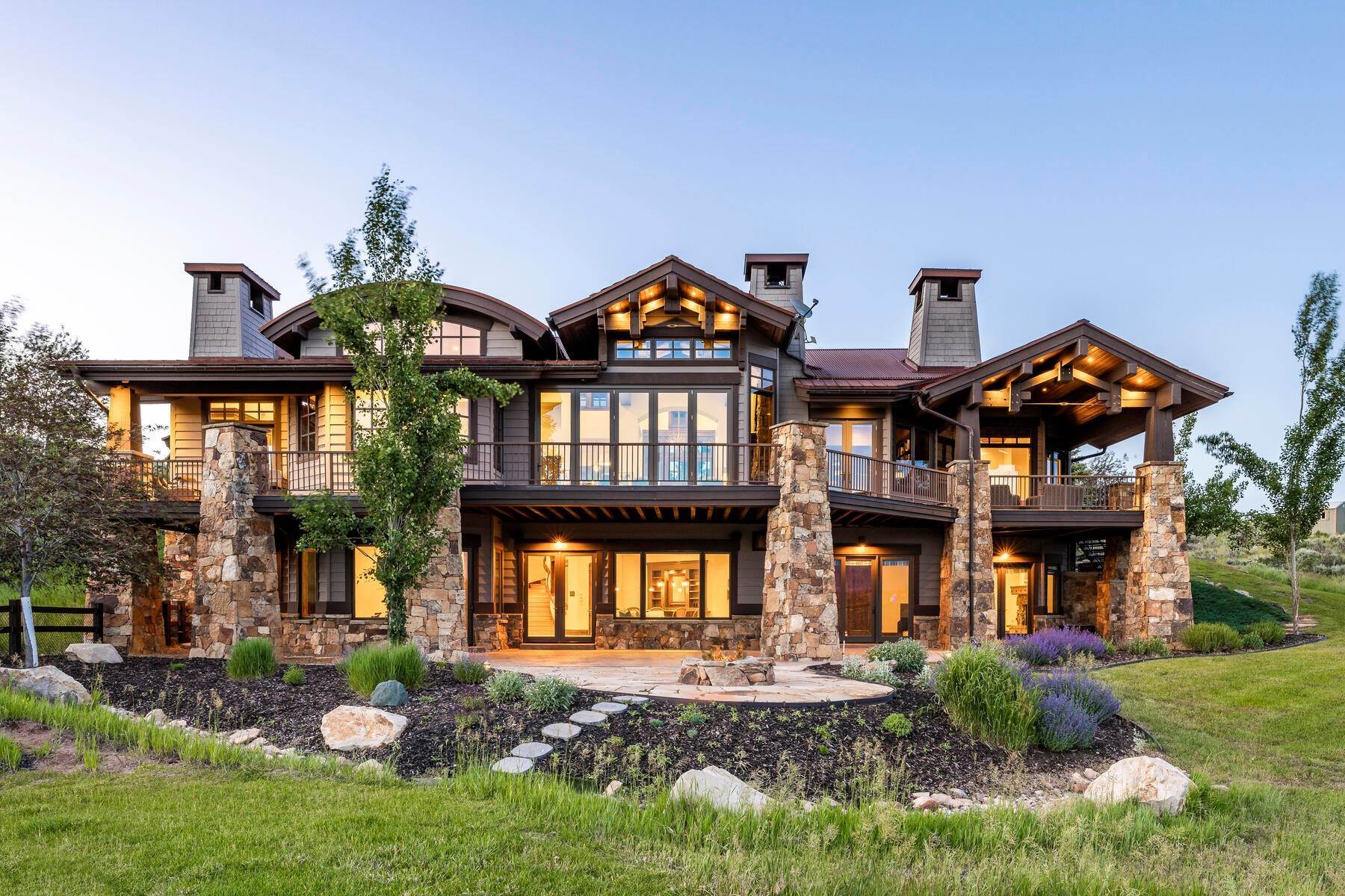 Single Family Homes for Sale at Stunning Glenwild-Area Estate on over 15 Acres 8752 N Bitner Ranch Rd Park City, Utah 84098 United States