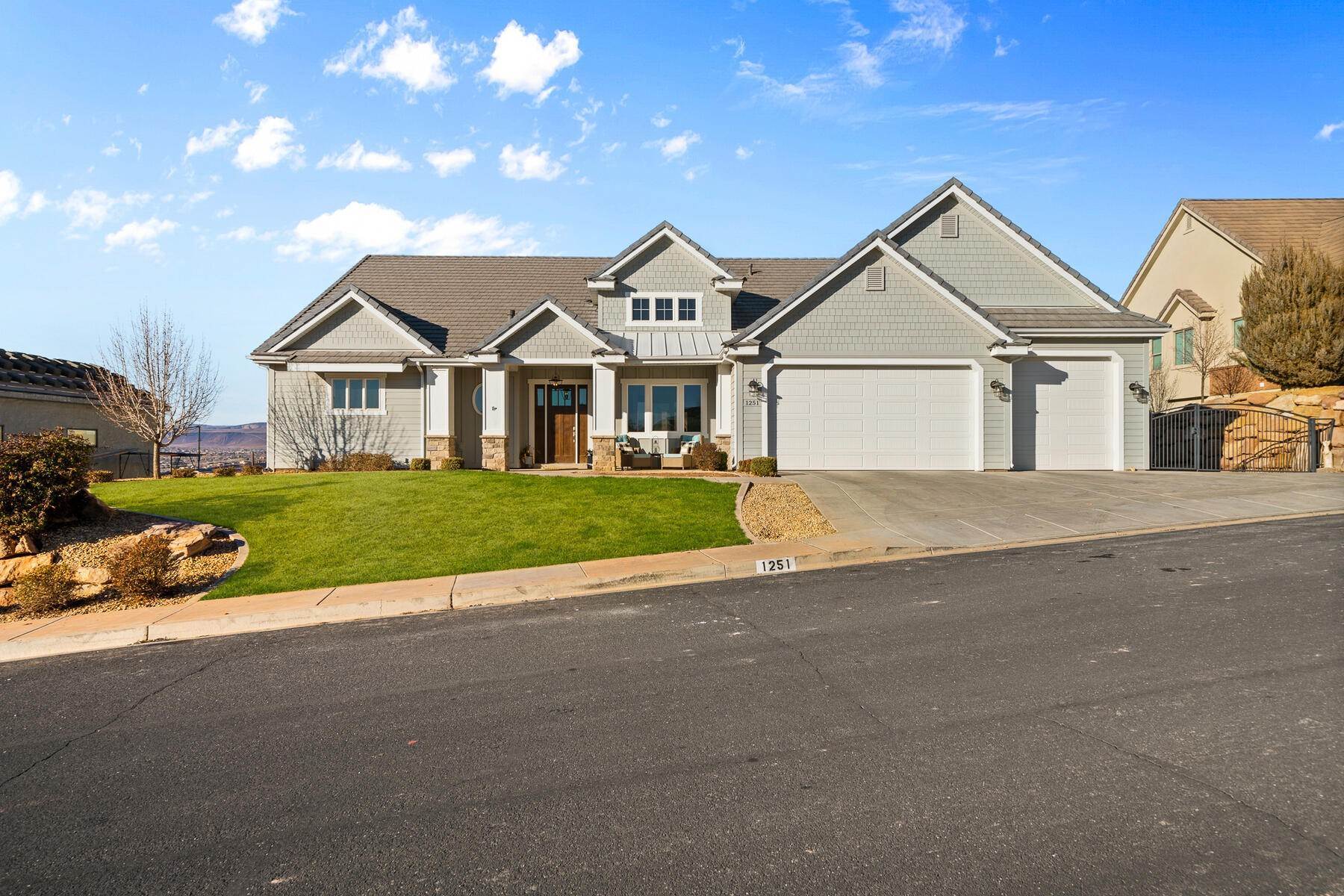 Single Family Homes for Sale at Beautiful Silver Falls Home With Breathtaking Views 1251 E High Ridge Drive Washington, Utah 84780 United States