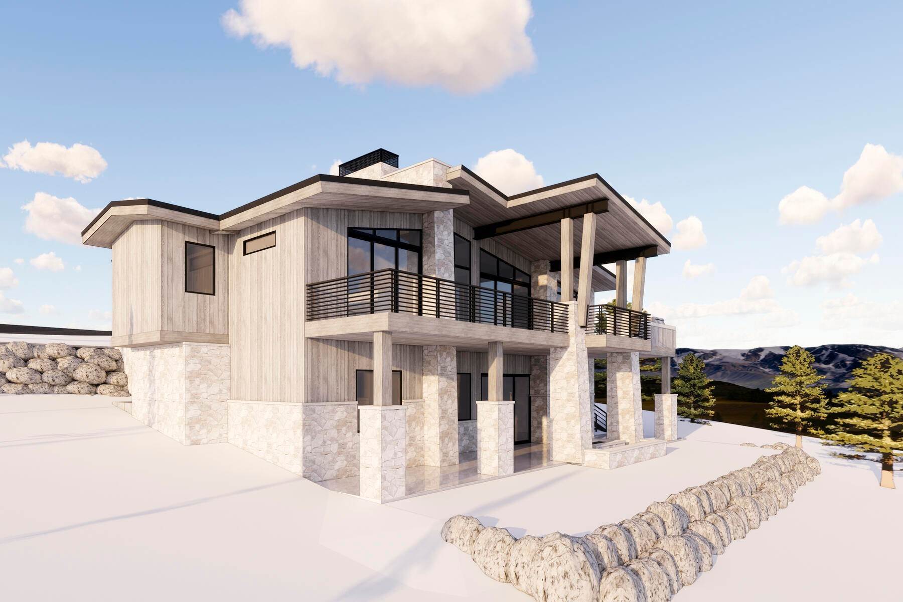6. Single Family Homes for Sale at New Construction Mountain Contemporary Home In Red Ledges 726 N Explorer Peak Drive Heber City, Utah 84032 United States