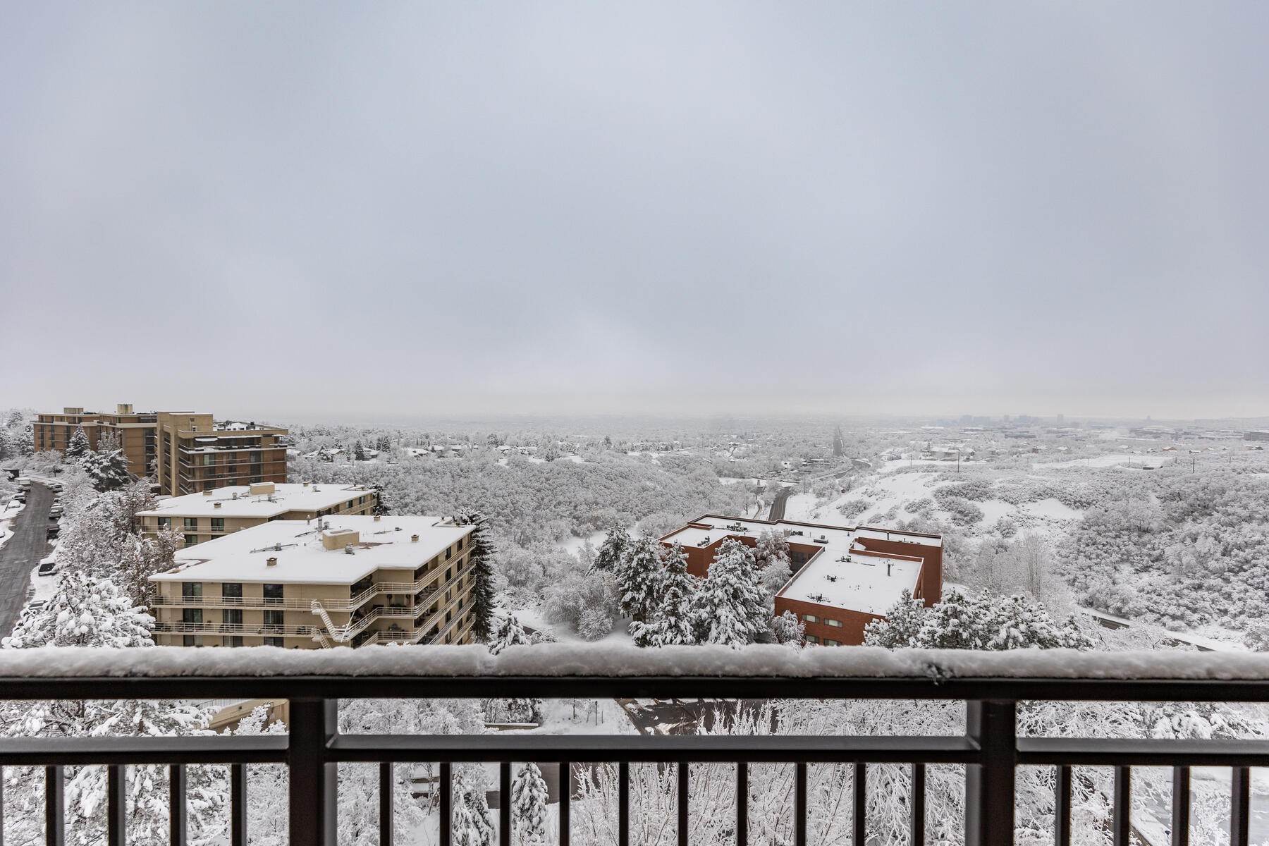 38. Condominiums for Sale at Remodeled Highrise Condo With Incredible Panoramic Views of the Entire Salt Lake 875 S Donner Way, Unit 1103 Salt Lake City, Utah 84108 United States