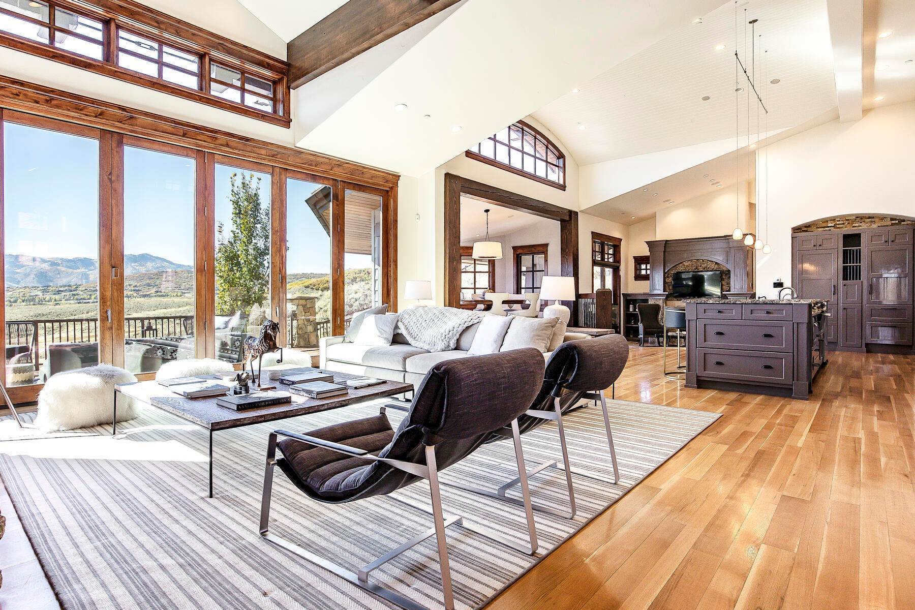 7. Single Family Homes for Sale at Stunning Glenwild-Area Estate on over 15 Acres 8752 N Bitner Ranch Rd Park City, Utah 84098 United States